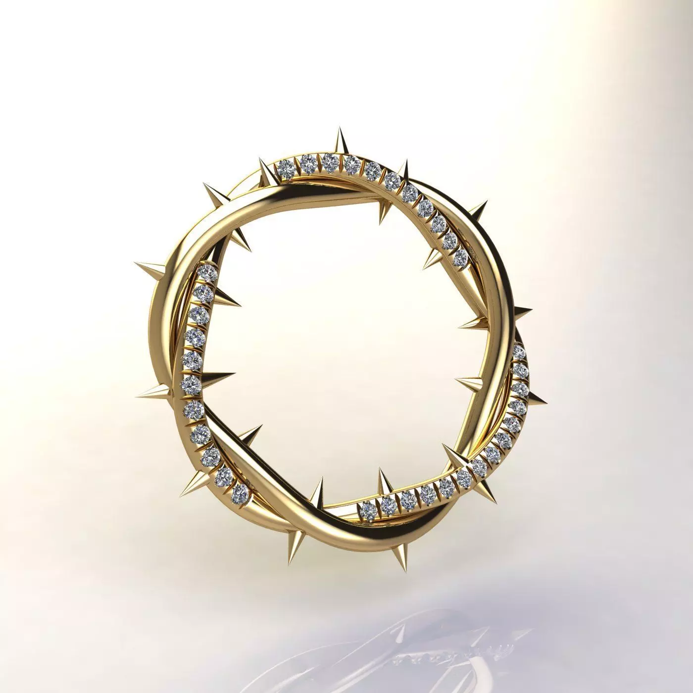 Crown of Thrones Pendant 3D print model_0