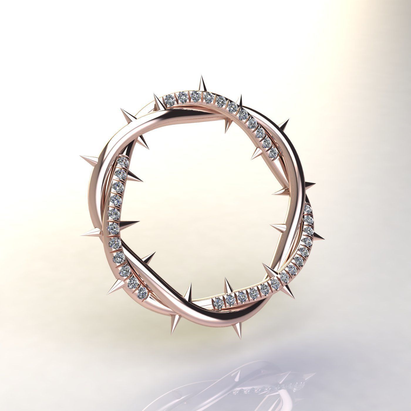 Crown of Thrones Pendant 3D print model_1