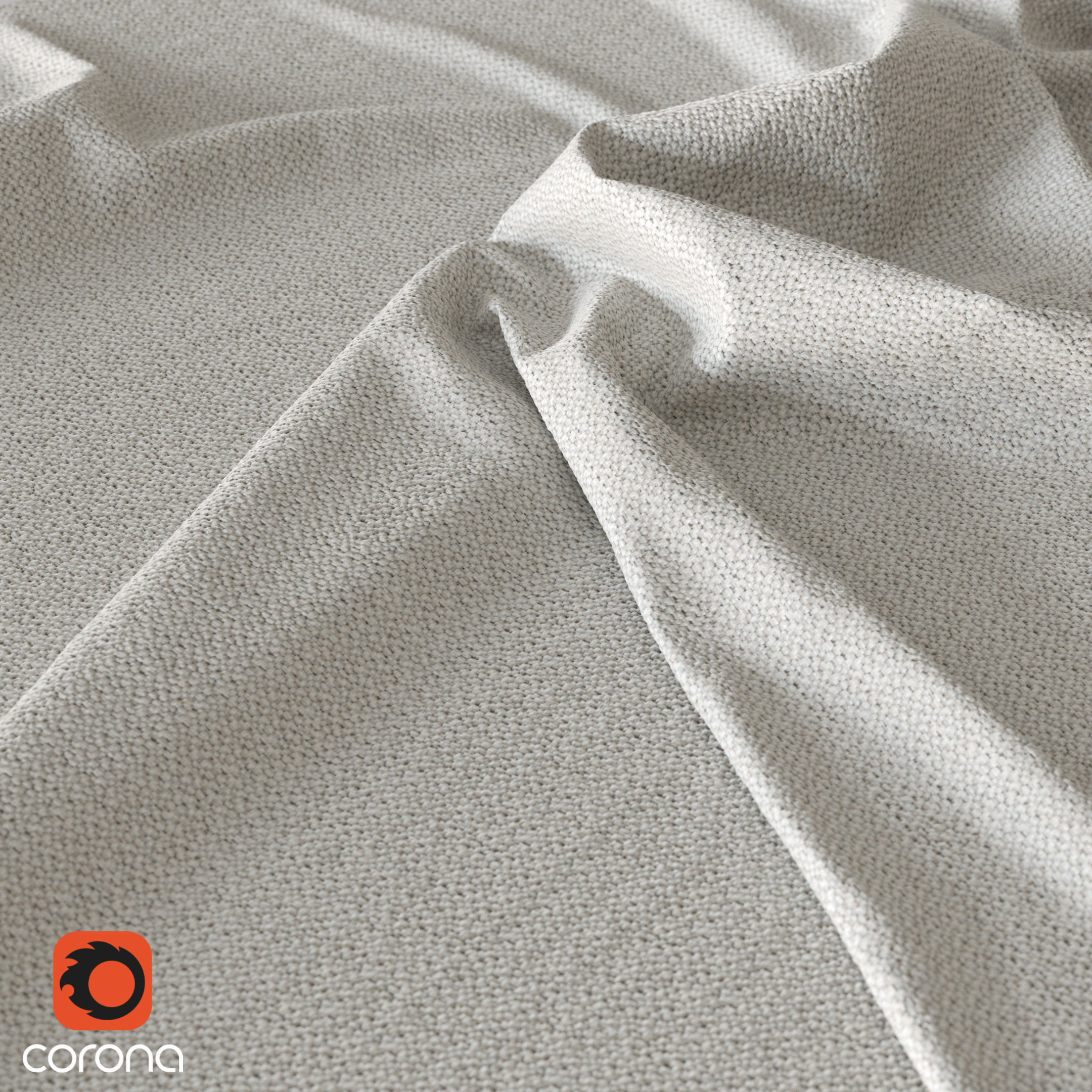 Fabric Imperia 02 White 4k PBR Texture_3