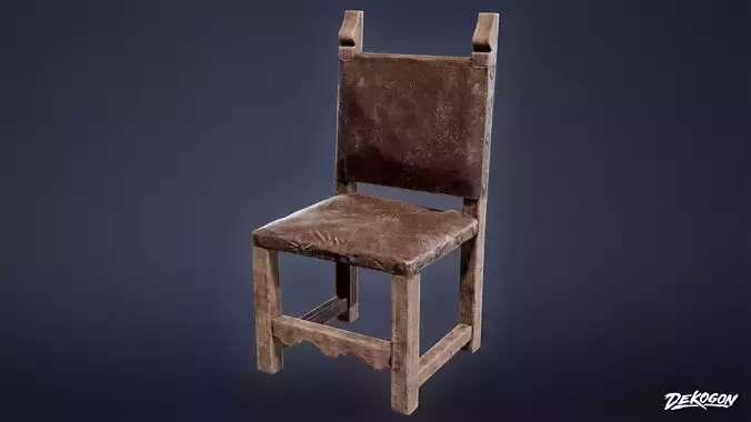 ALCHEMIST WORKSHOP - Chair 01 - LOW POLY