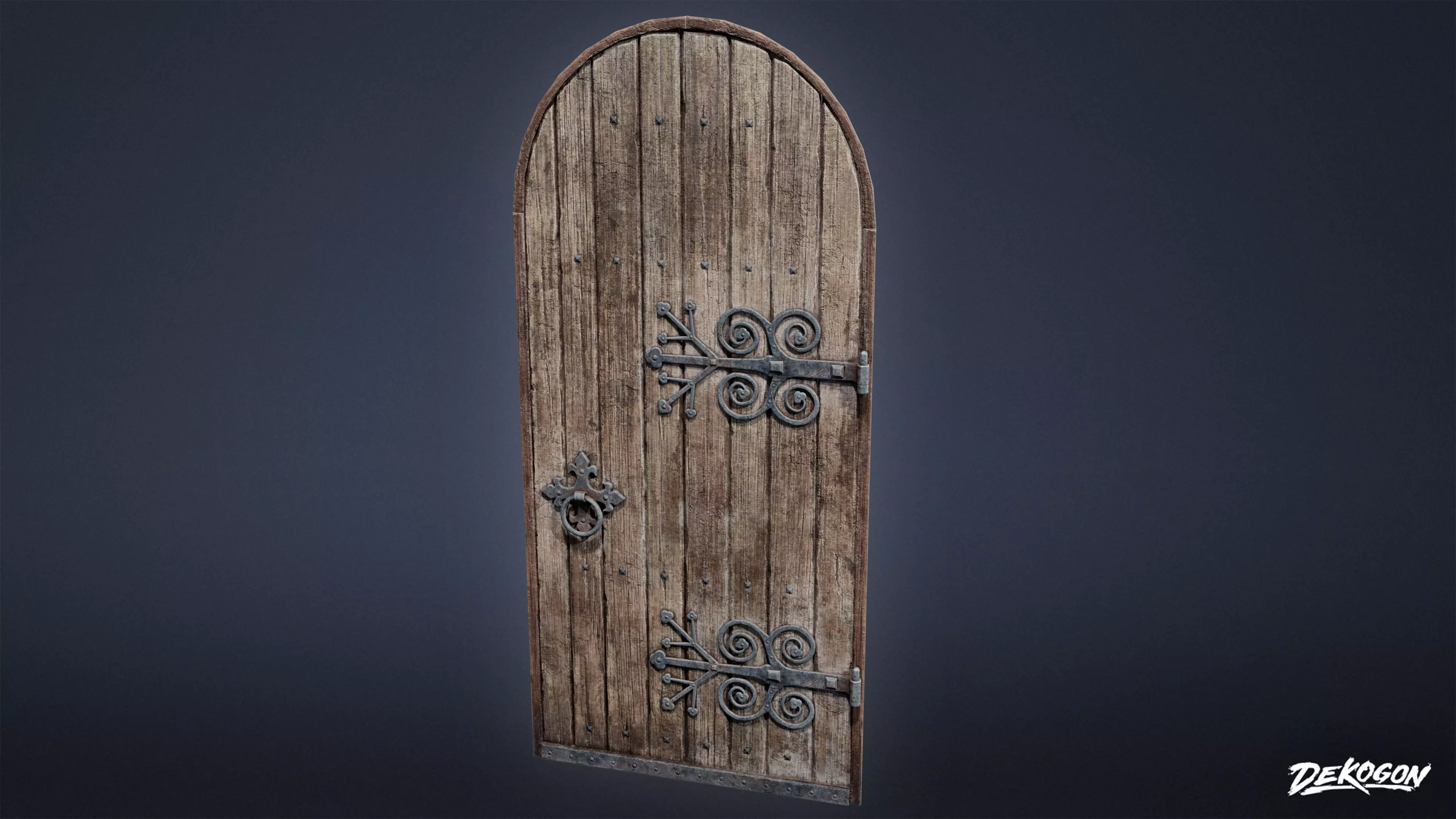 ALCHEMIST WORKSHOP - Door 01 - LOW POLY Low-poly 3D model