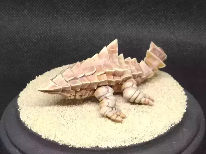 Desert Shark Miniature 3D print model