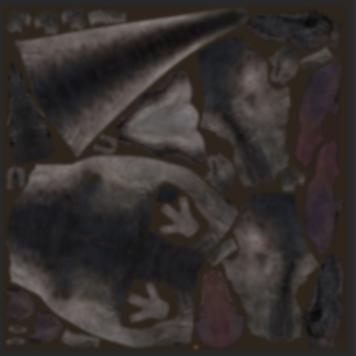 Real Animated Allosaurus - 8K 3D model_24