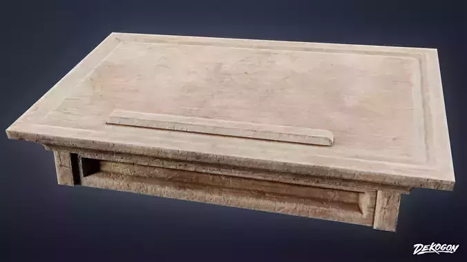 ALCHEMIST WORKSHOP - Lectern 01 - LOW POLY