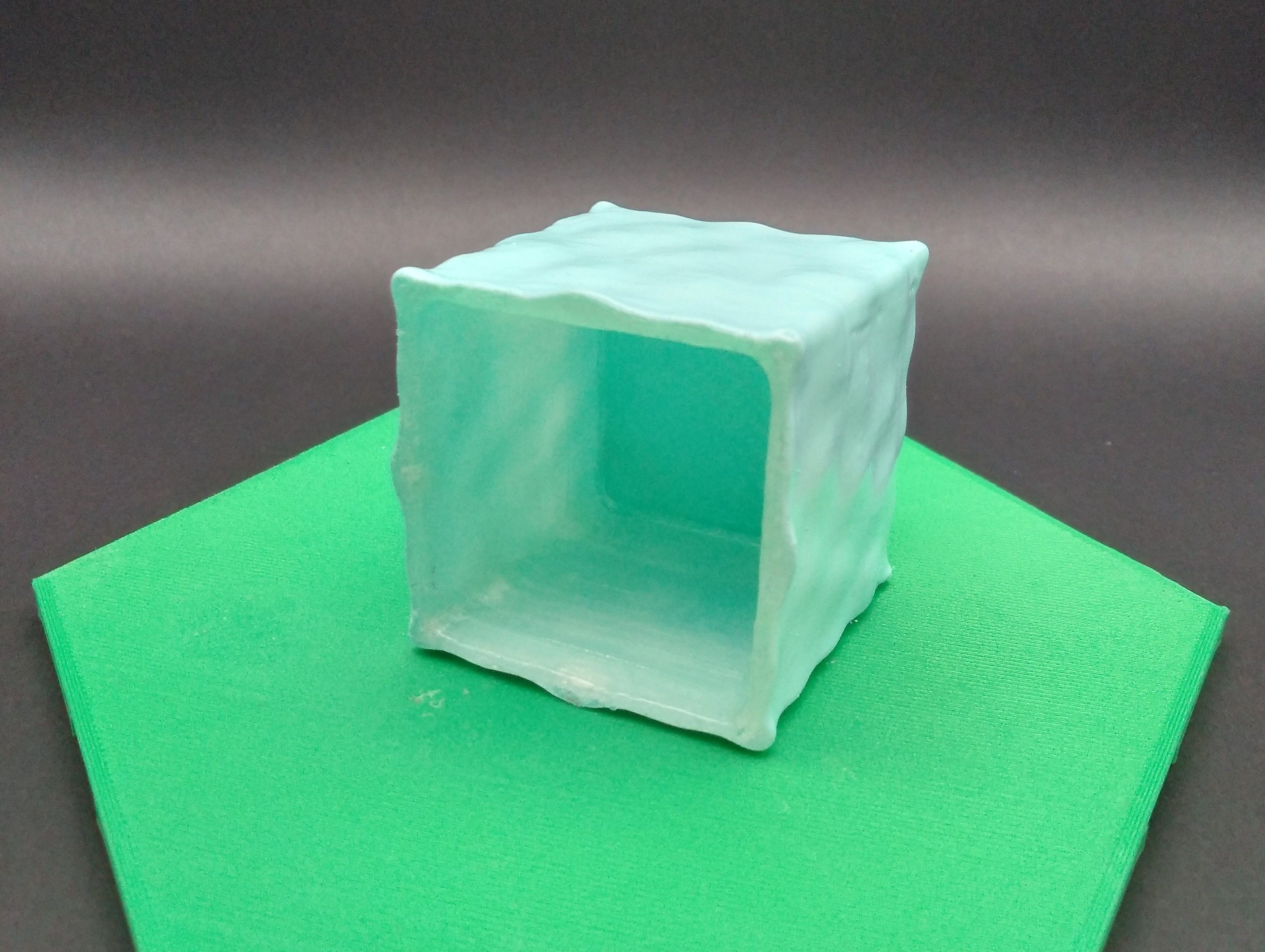 Gelatinous Cube Miniature Free 3D print model_2