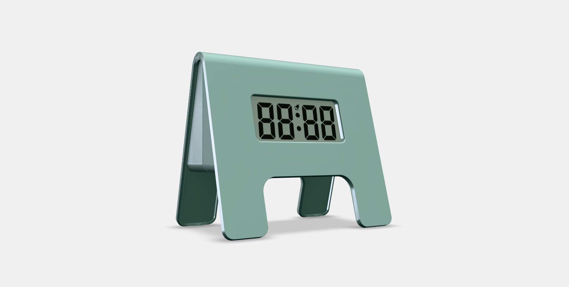 KUPONG Alarm clock Low-poly 3D model_2