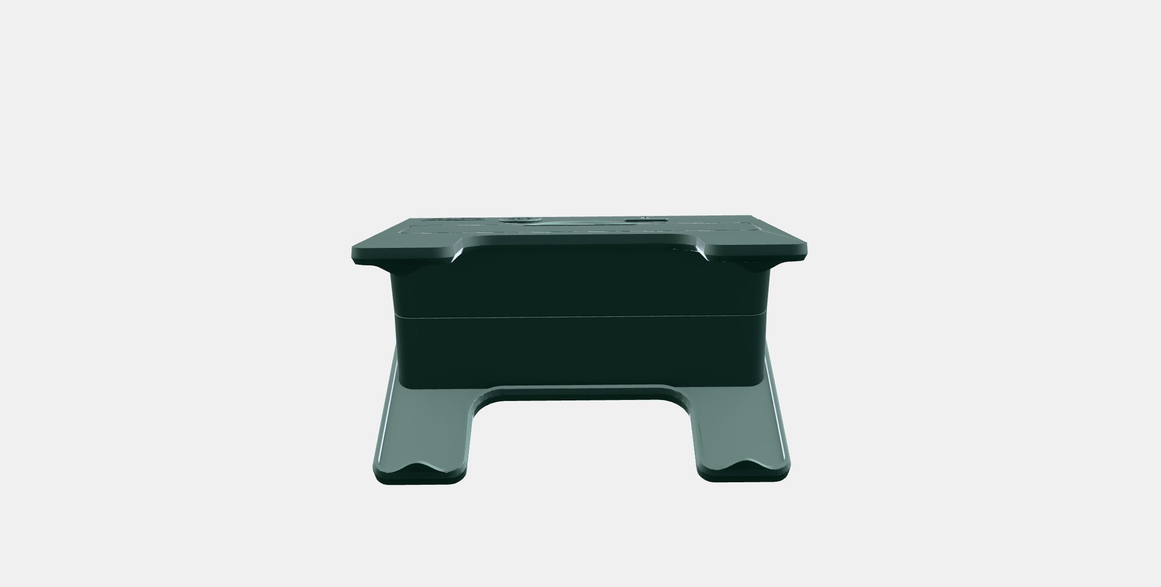 KUPONG Alarm clock Low-poly 3D model_7