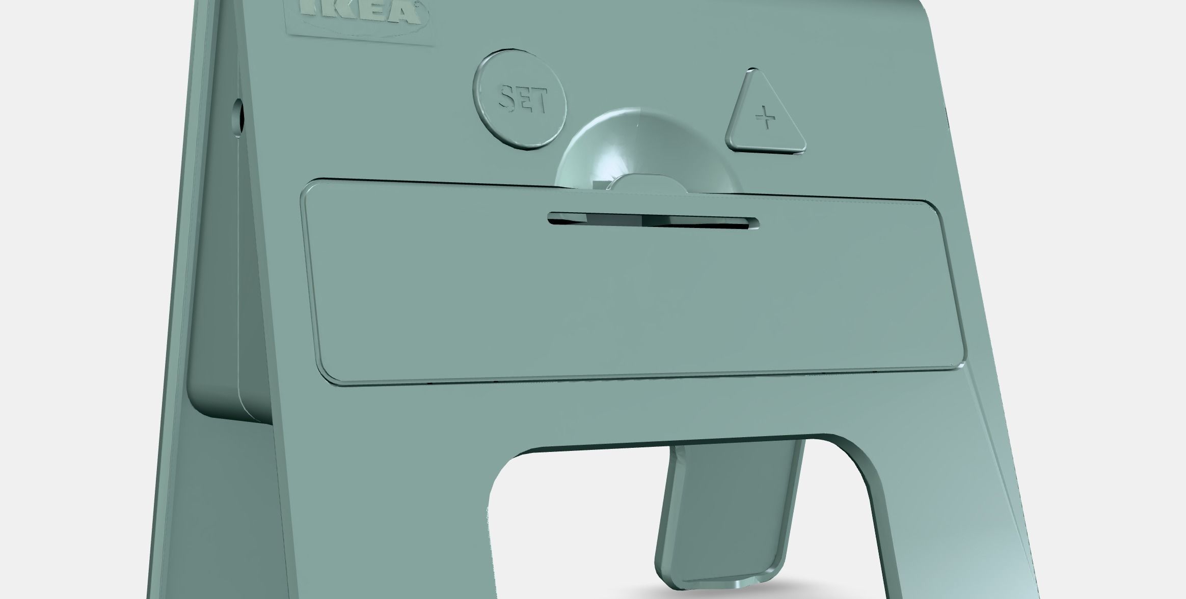 KUPONG Alarm clock Low-poly 3D model_3