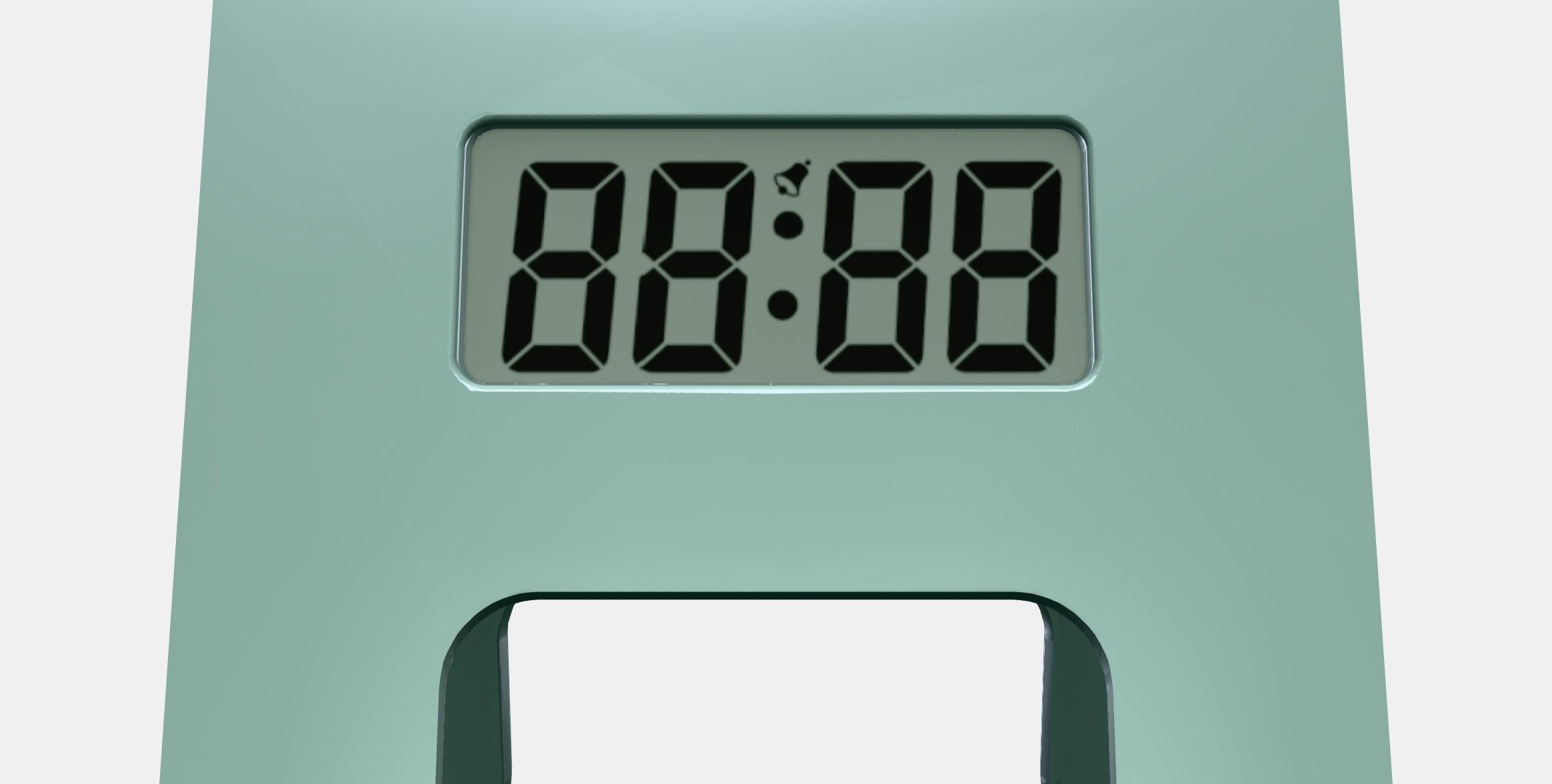 KUPONG Alarm clock Low-poly 3D model_10