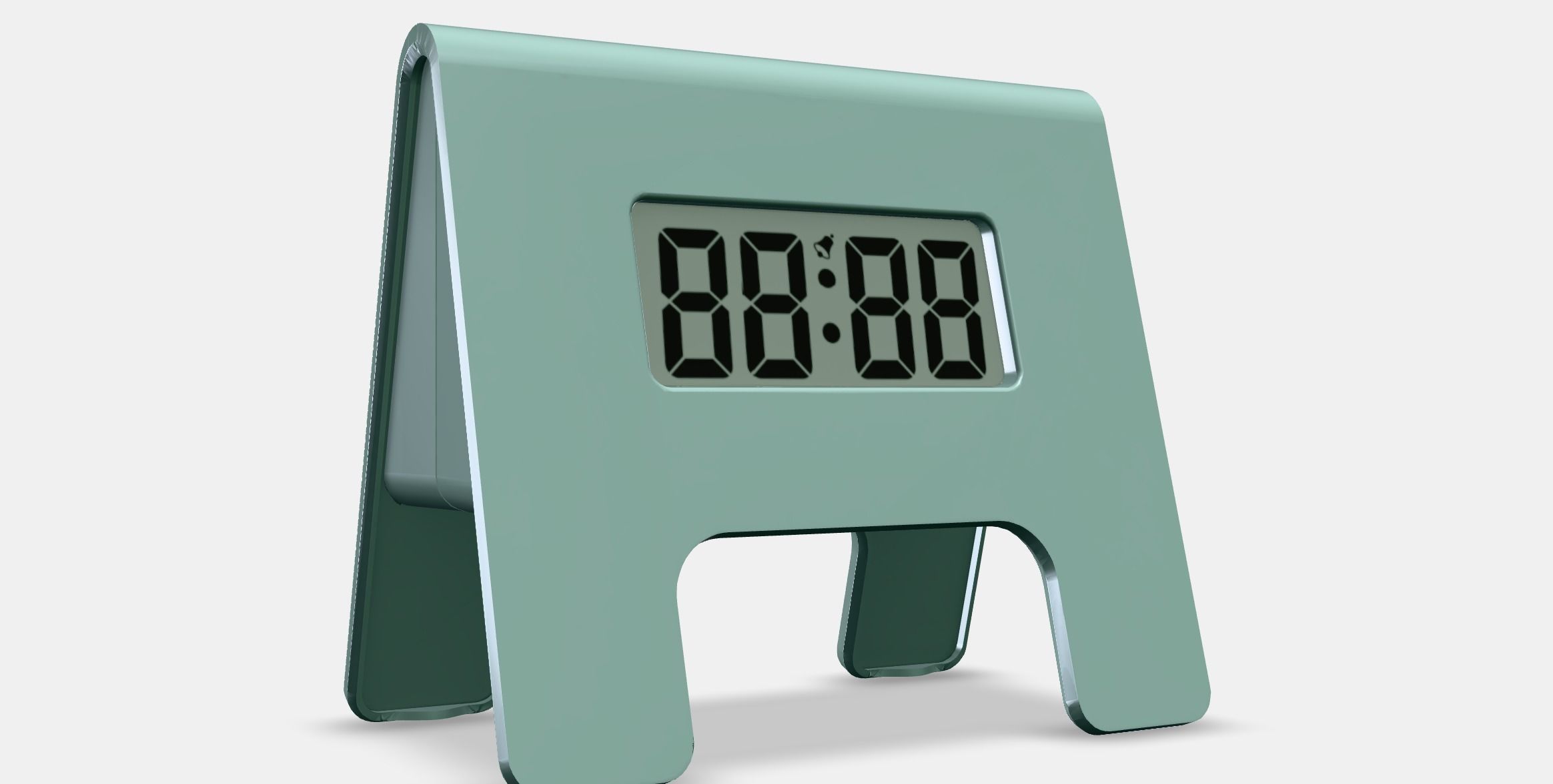 KUPONG Alarm clock Low-poly 3D model_11