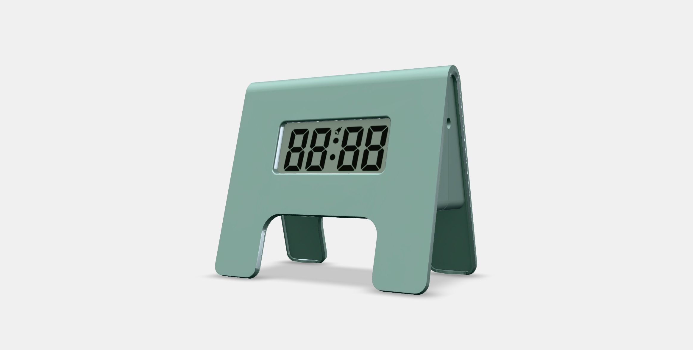 KUPONG Alarm clock Low-poly 3D model_12