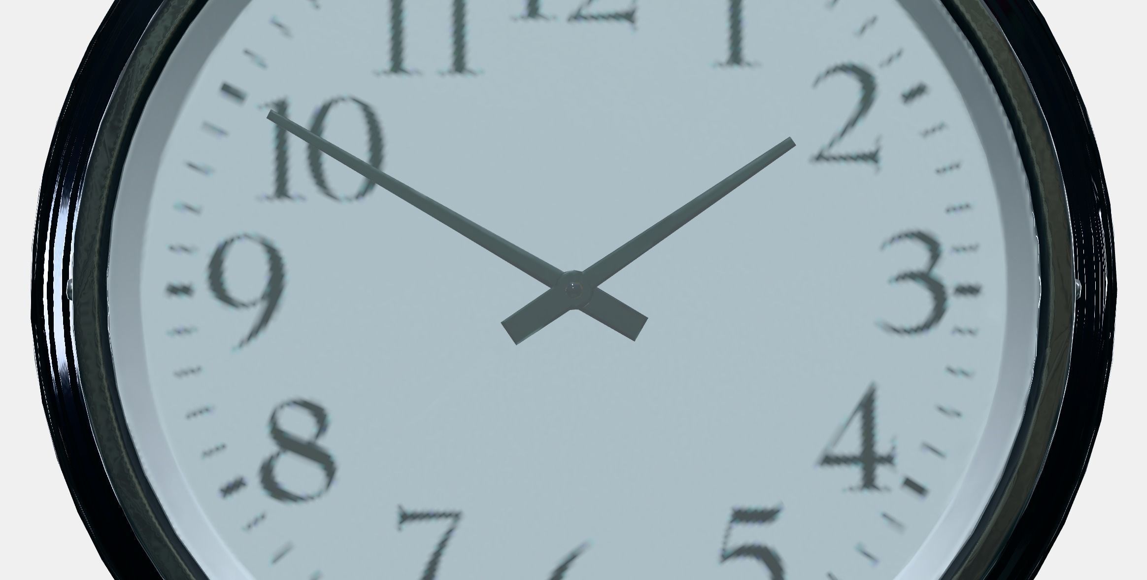 BRAVUR Wall clock Low-poly 3D model_11