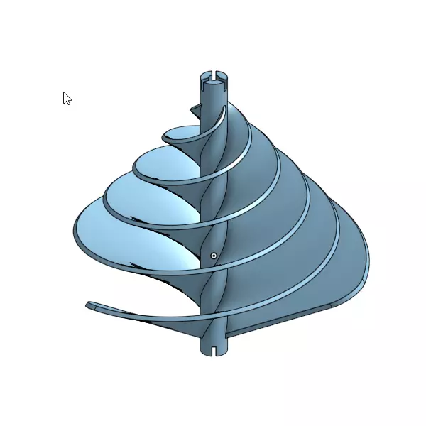 Wind Turbine Blade 3D print model_0