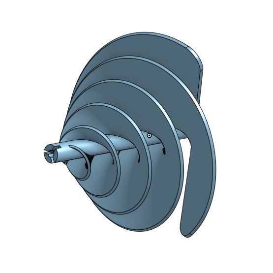 Wind Turbine Blade 3D print model_1