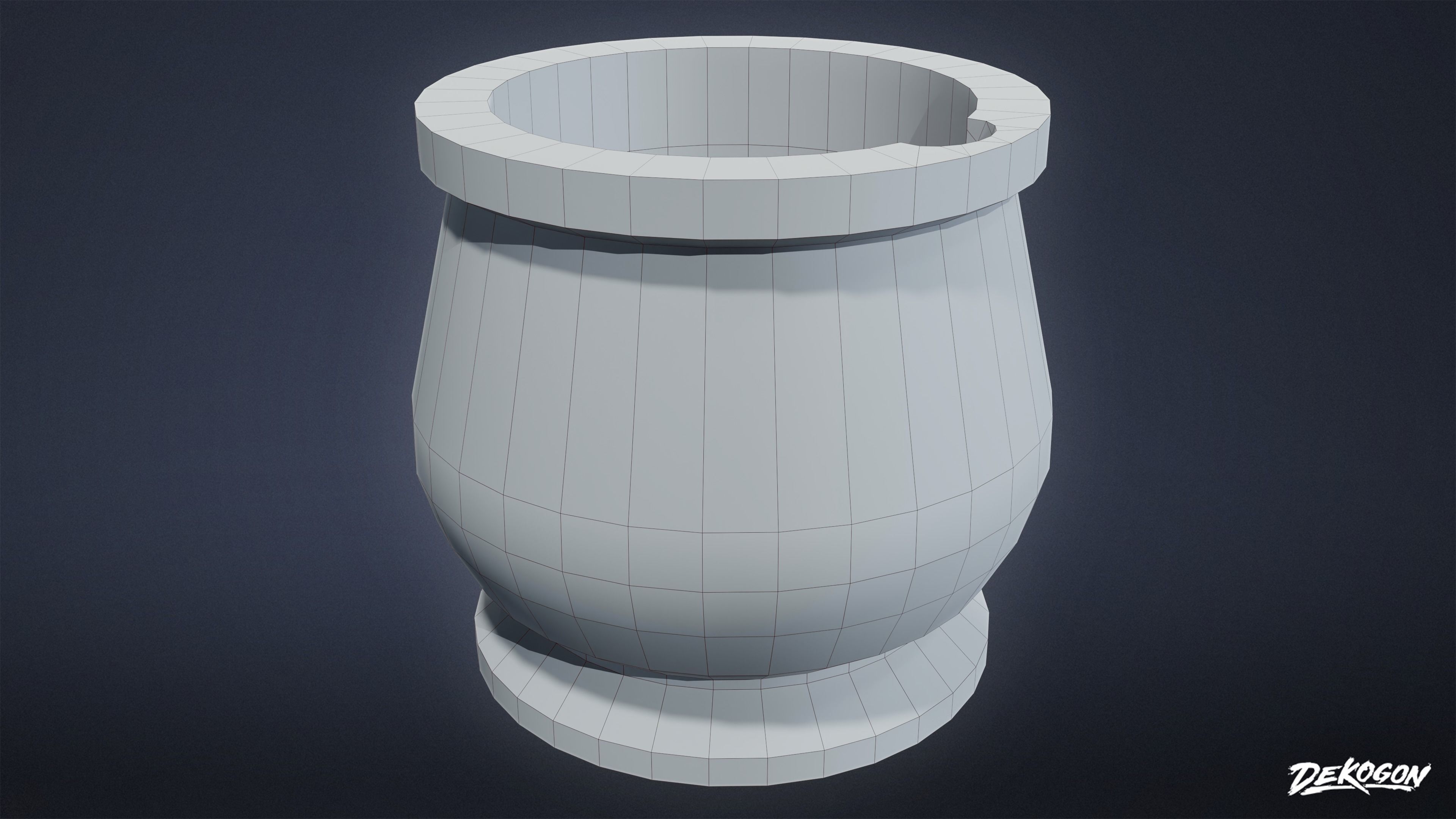 ALCHEMIST WORKSHOP - Mortar 01 - LOW POLY Low-poly 3D model_1