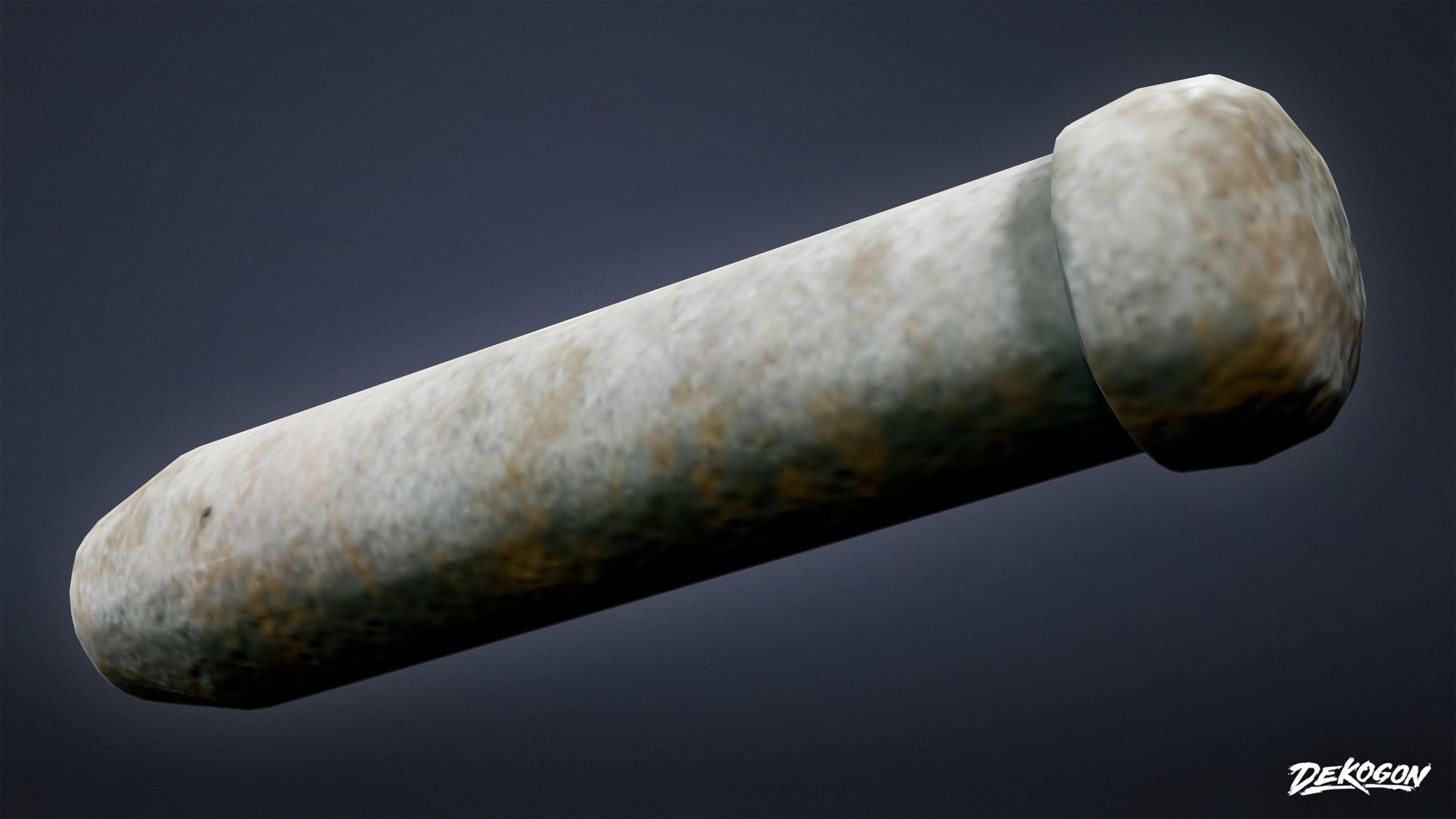 ALCHEMIST WORKSHOP - Pestle 01 - LOW POLY Low-poly 3D model_5