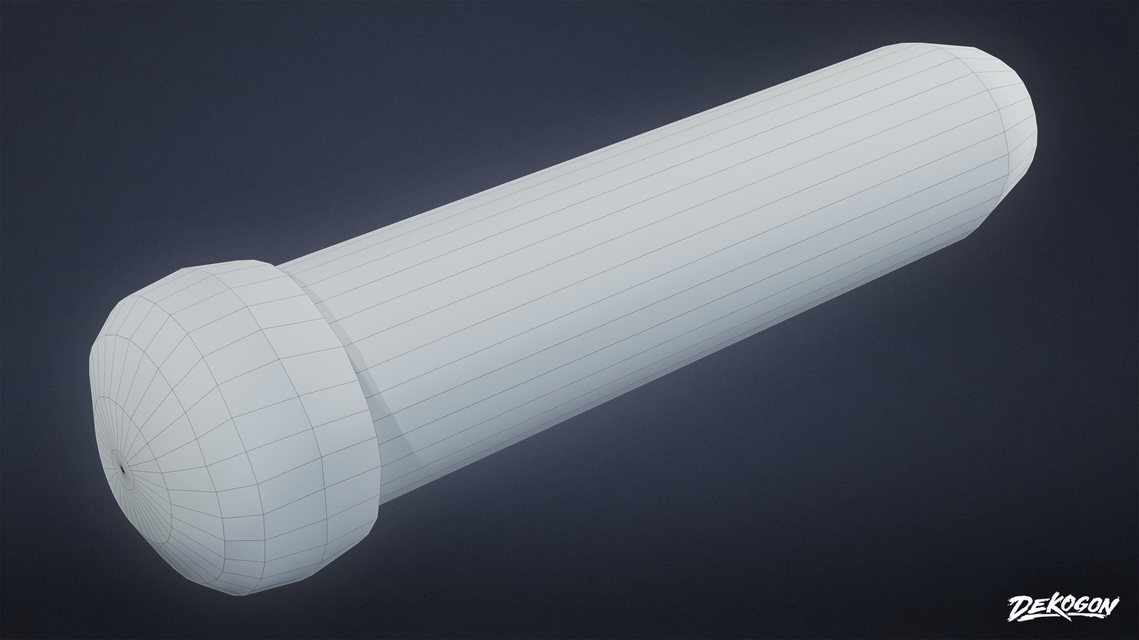 ALCHEMIST WORKSHOP - Pestle 01 - LOW POLY Low-poly 3D model_1