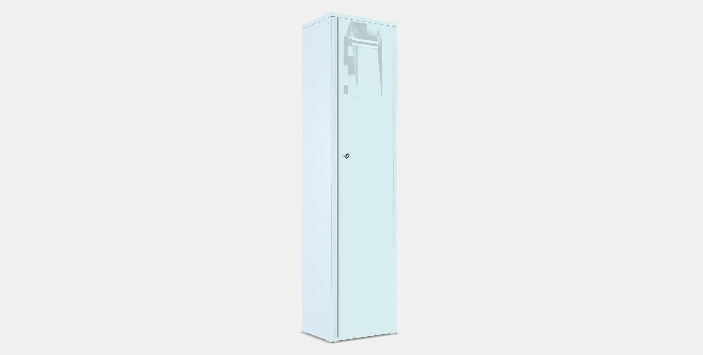 IVAR Cabinet with door 1 Low-poly 3D model_3