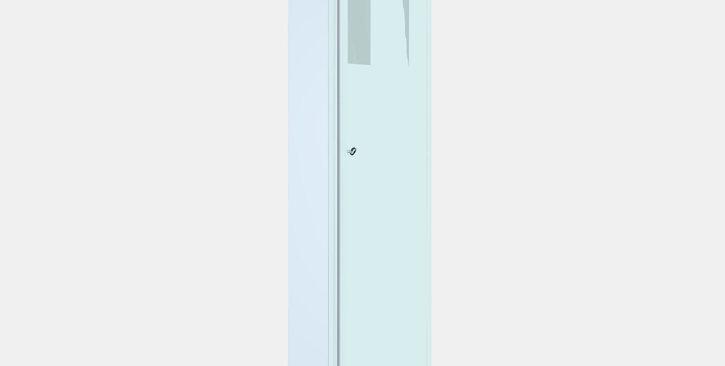 IVAR Cabinet with door 1 Low-poly 3D model_9