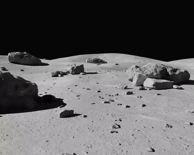 Moon Terrain 3D model