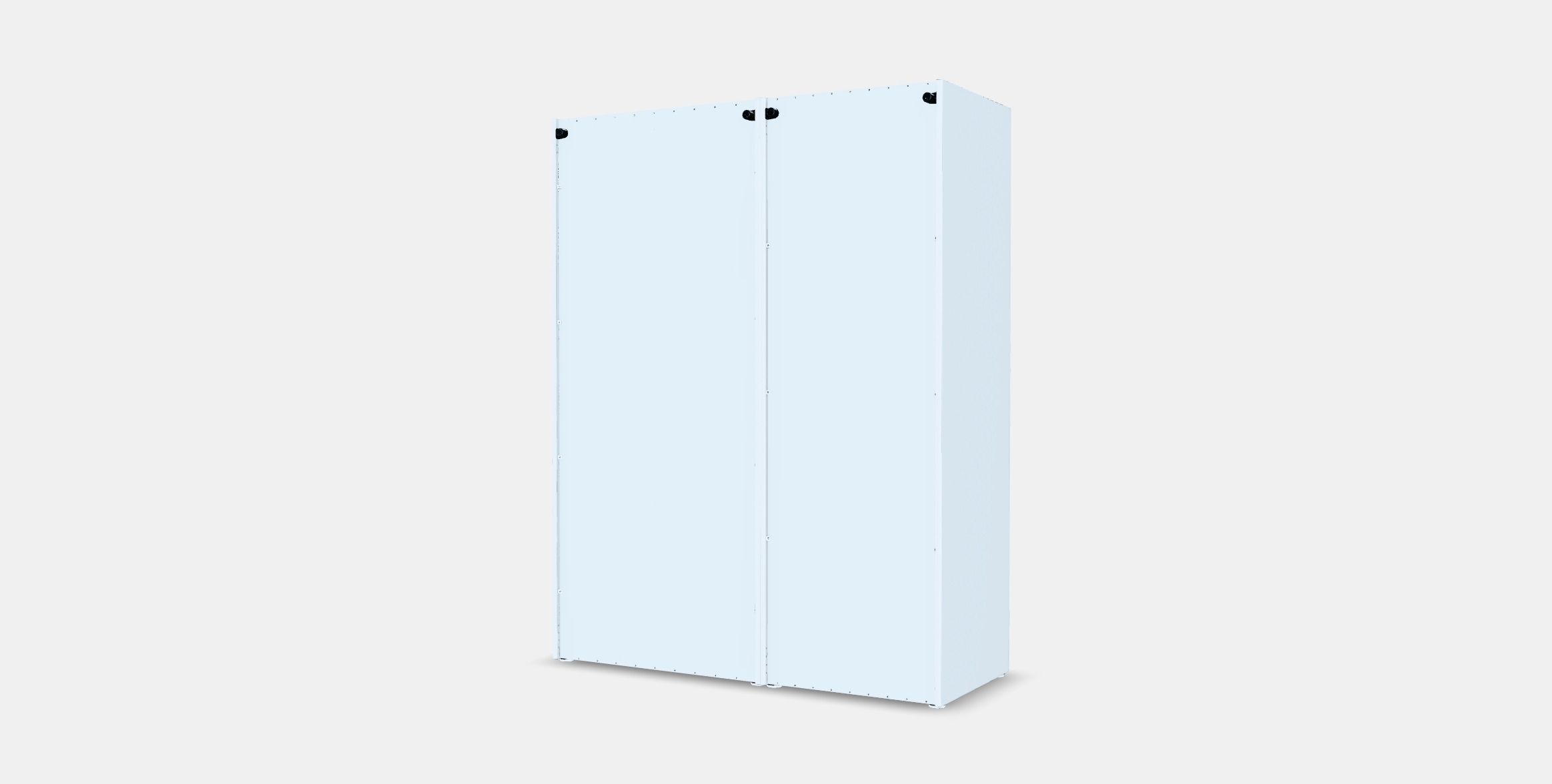 PLATSA Wardrobe with 3 doors Low-poly 3D model_5