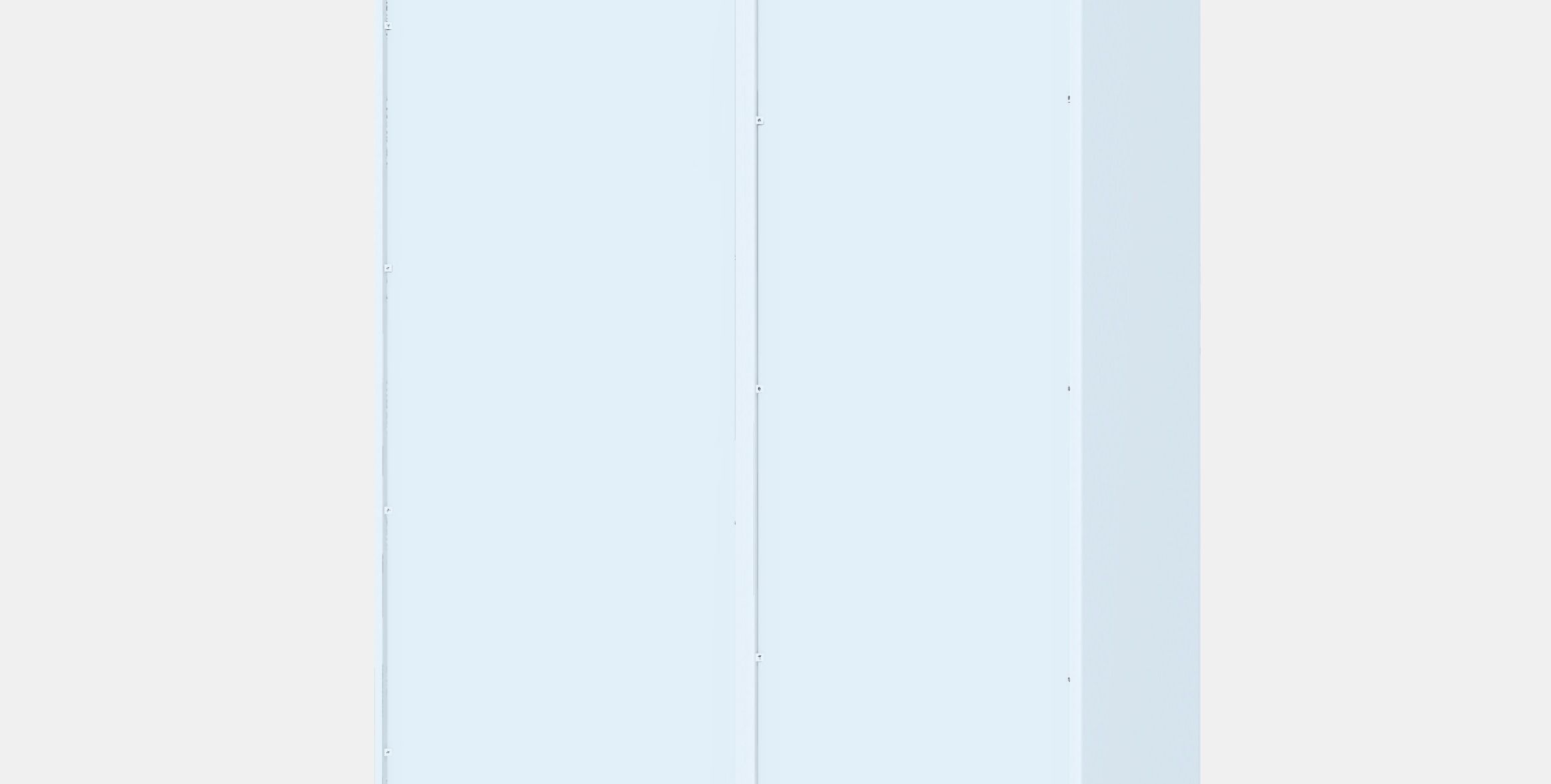 PLATSA Wardrobe with 3 doors Low-poly 3D model_6