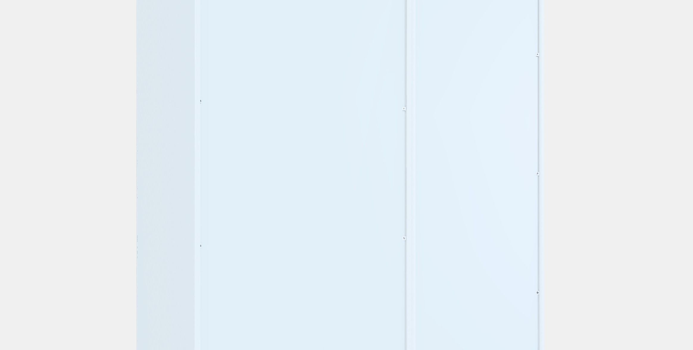 PLATSA Wardrobe with 3 doors Low-poly 3D model_2