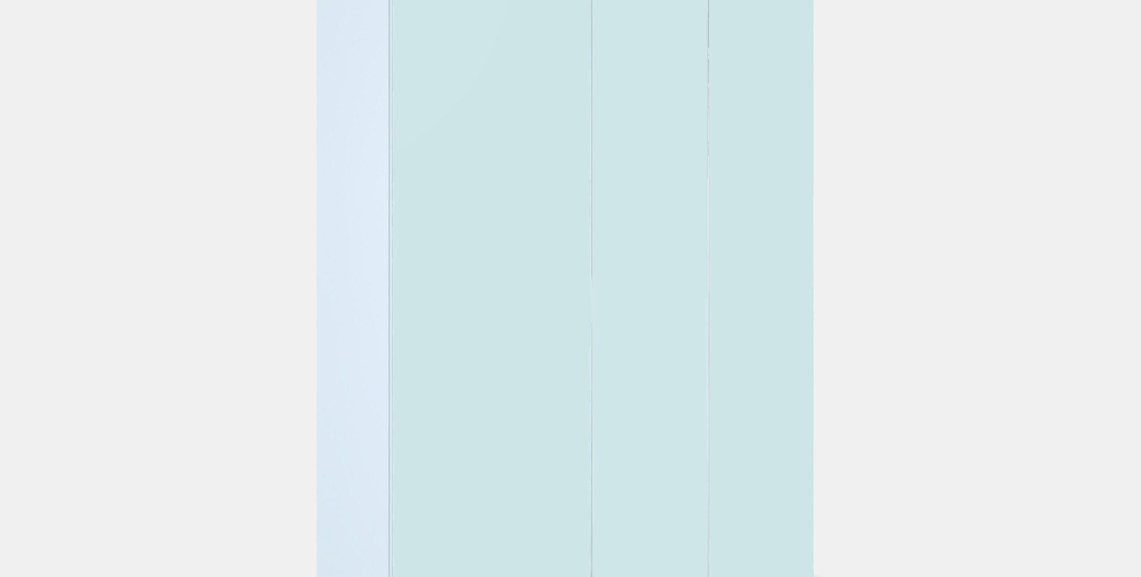 PLATSA Wardrobe with 3 doors Low-poly 3D model_9