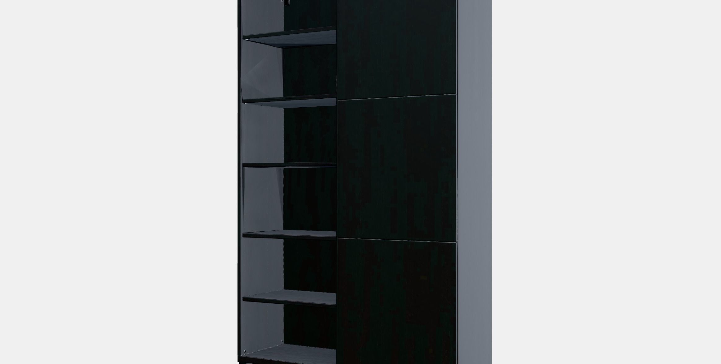 BESTA Storage combination with doors 1 Low-poly 3D model_13