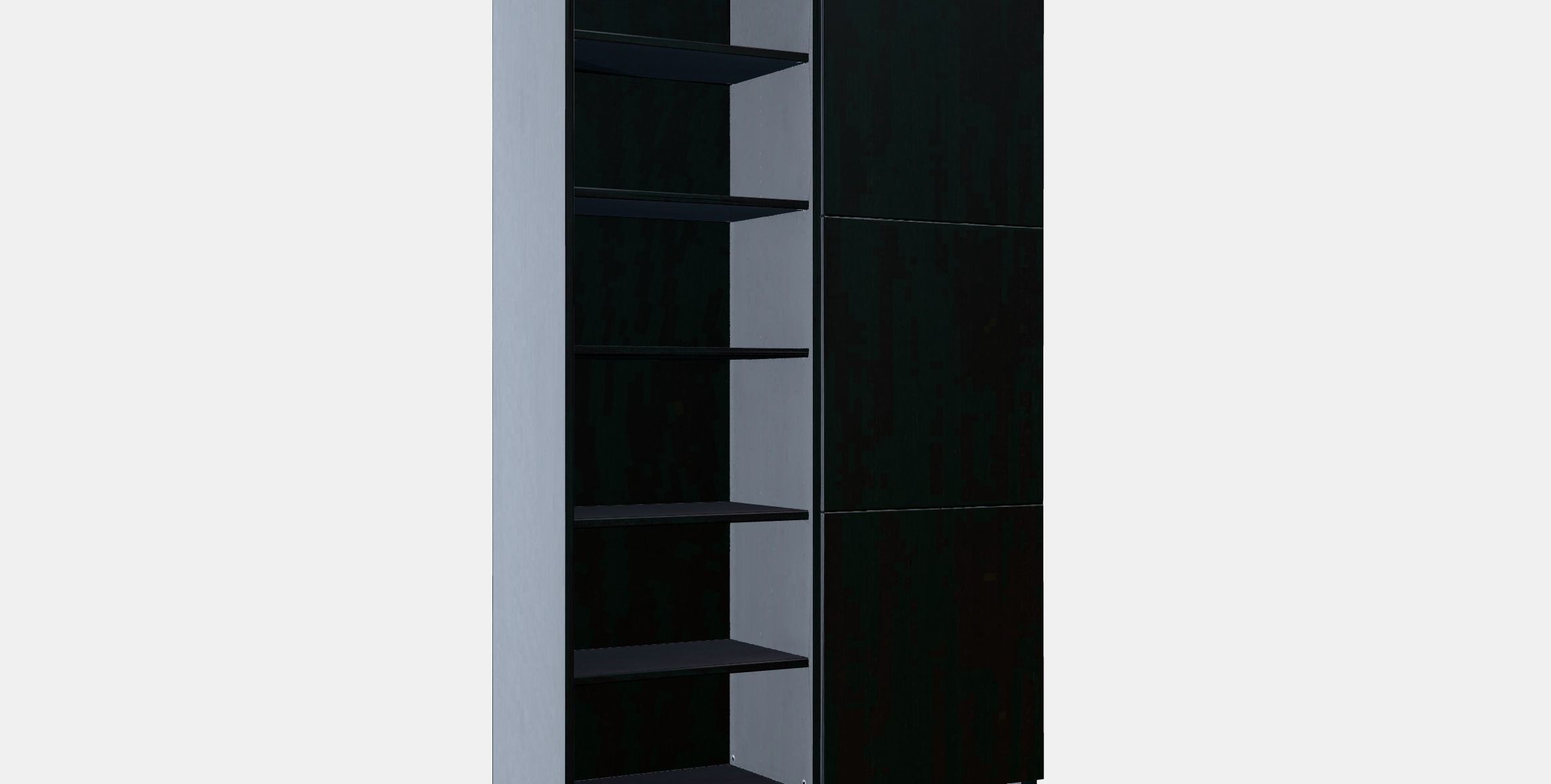 BESTA Storage combination with doors 1 Low-poly 3D model_8