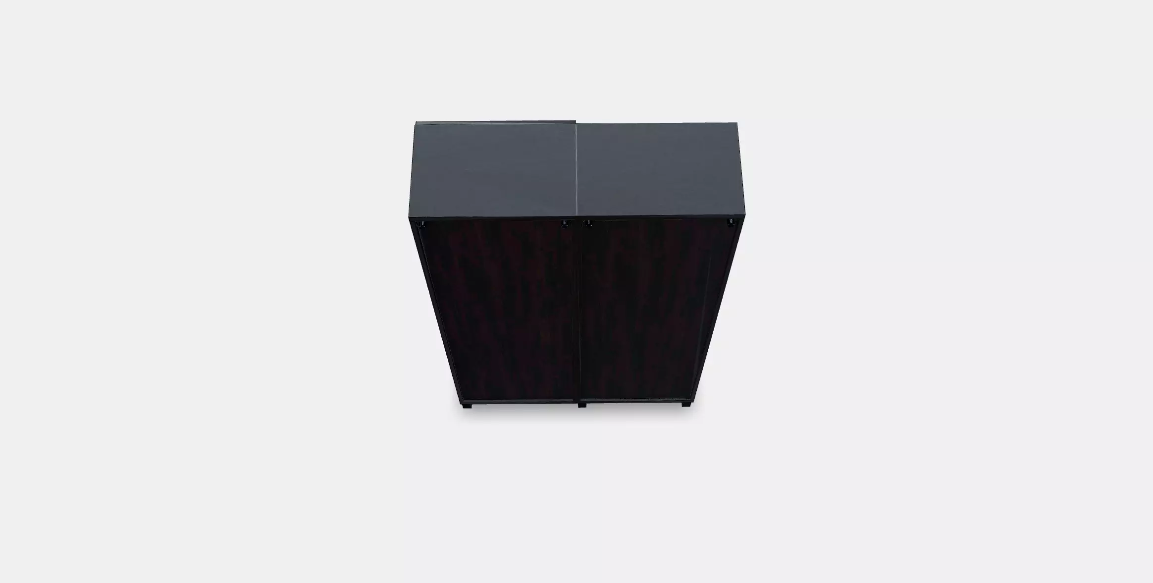 BESTA Storage combination with doors 1 Low-poly 3D model_0