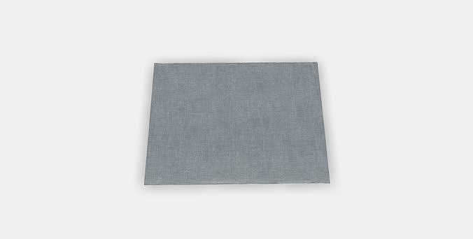 SVARTSENAP Place mat Low-poly 3D model