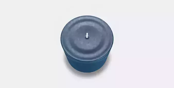 FRUKTSKOG Scented candle in glass Low-poly 3D model