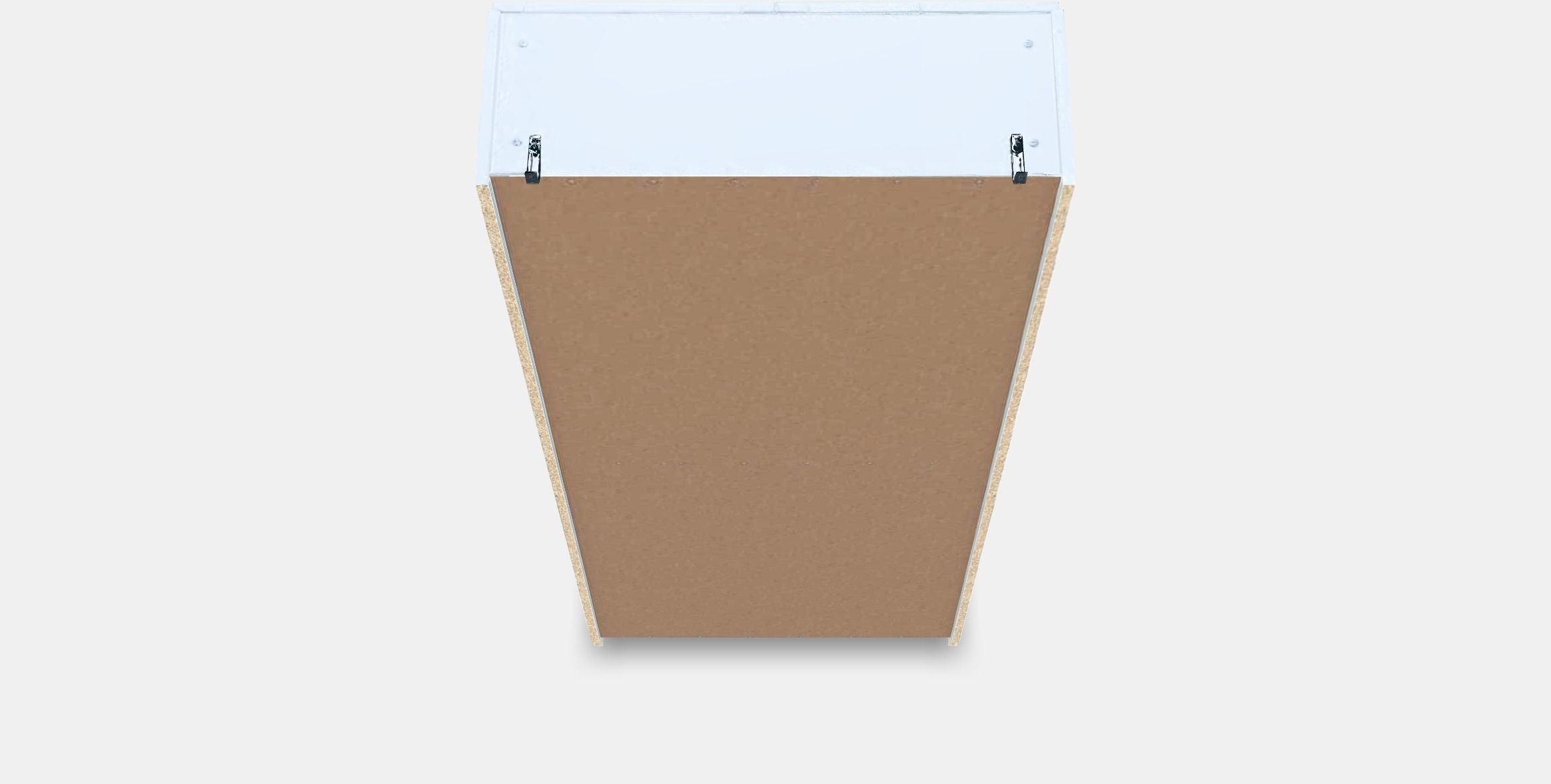 BILLY Bookcase with doors Low-poly 3D model_4