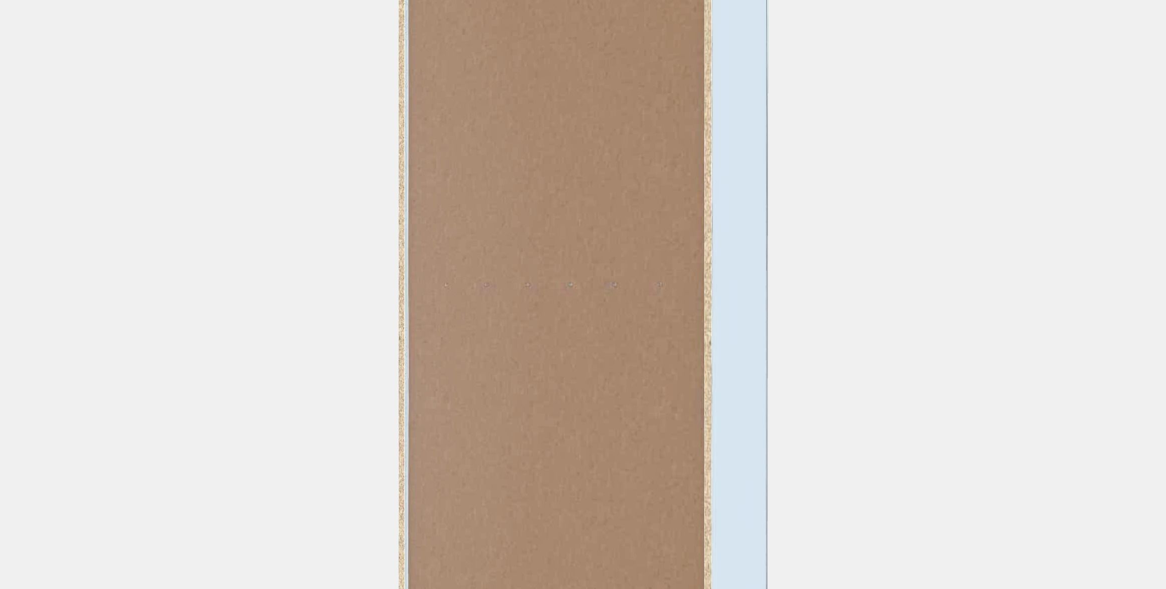 BILLY Bookcase with doors Low-poly 3D model_6