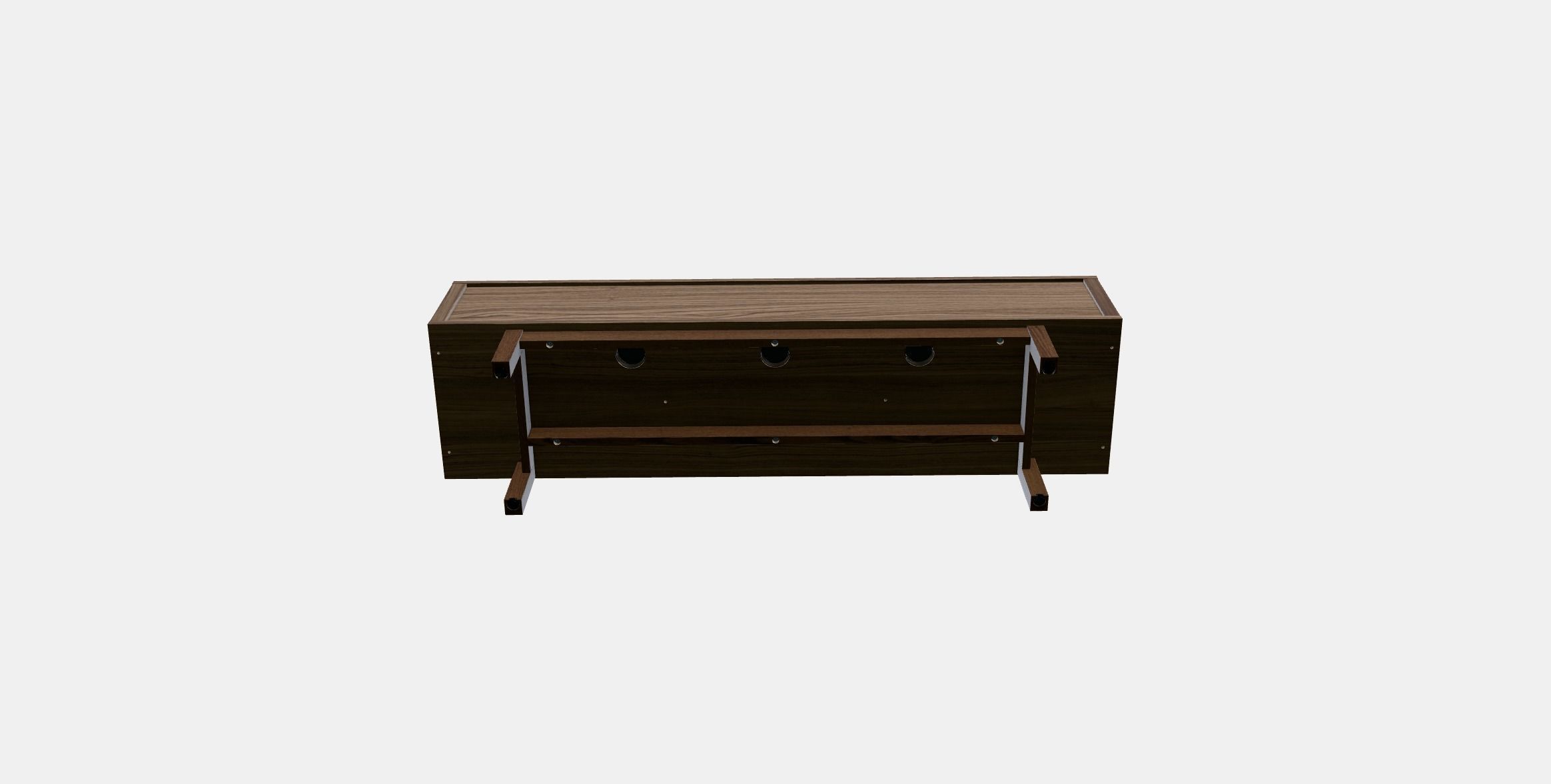 STOCKHOLM TV bench Low-poly 3D model_6