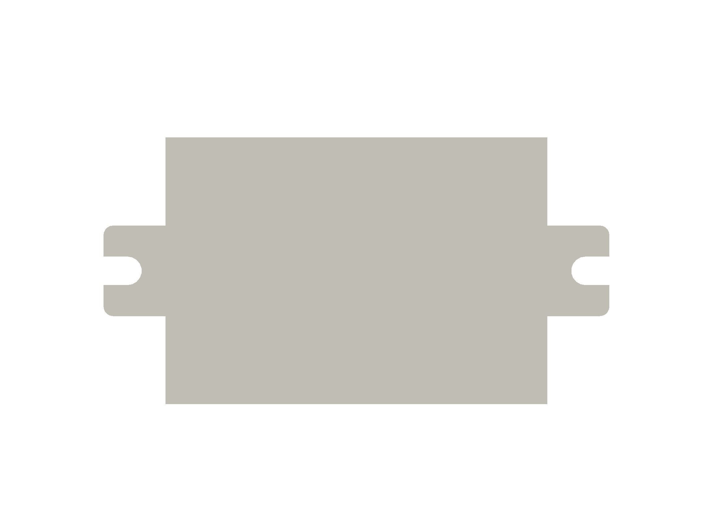 AC to DC converter housing box 40mm x 28mm x 23mm with tabs Free 3D model_2