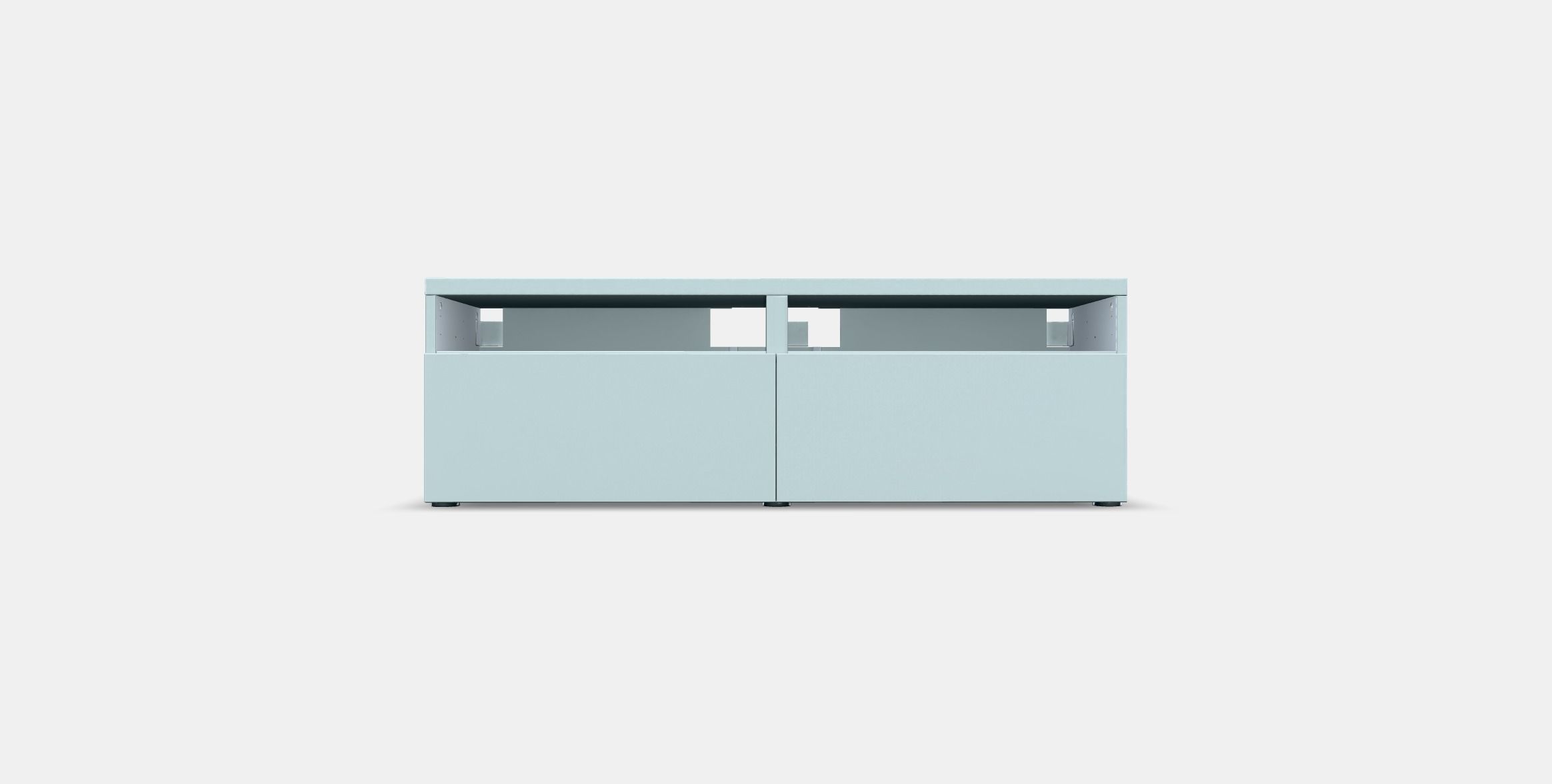 BESTA TV bench with drawers Low-poly 3D model_10