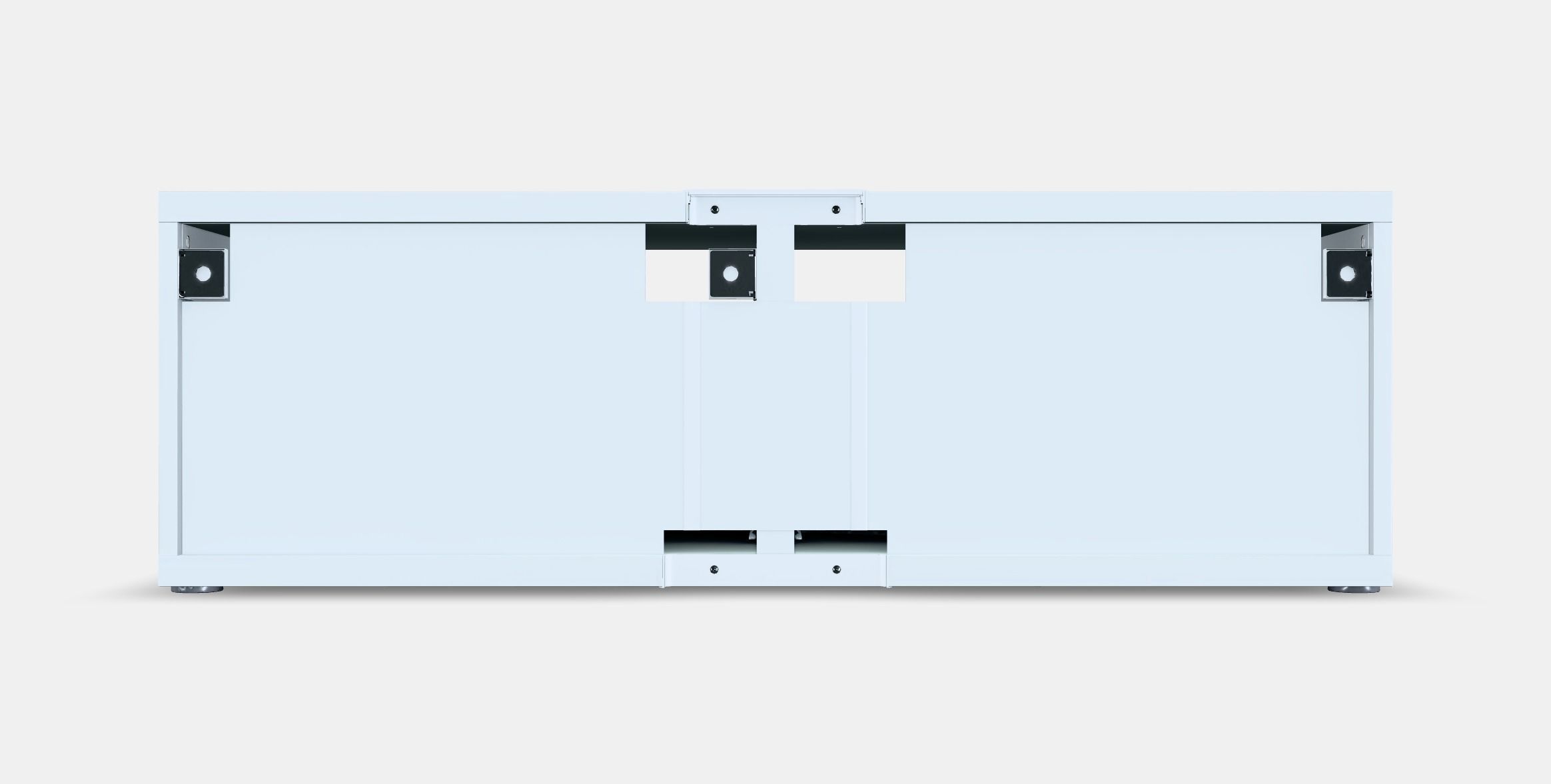 BESTA TV bench with drawers Low-poly 3D model_15