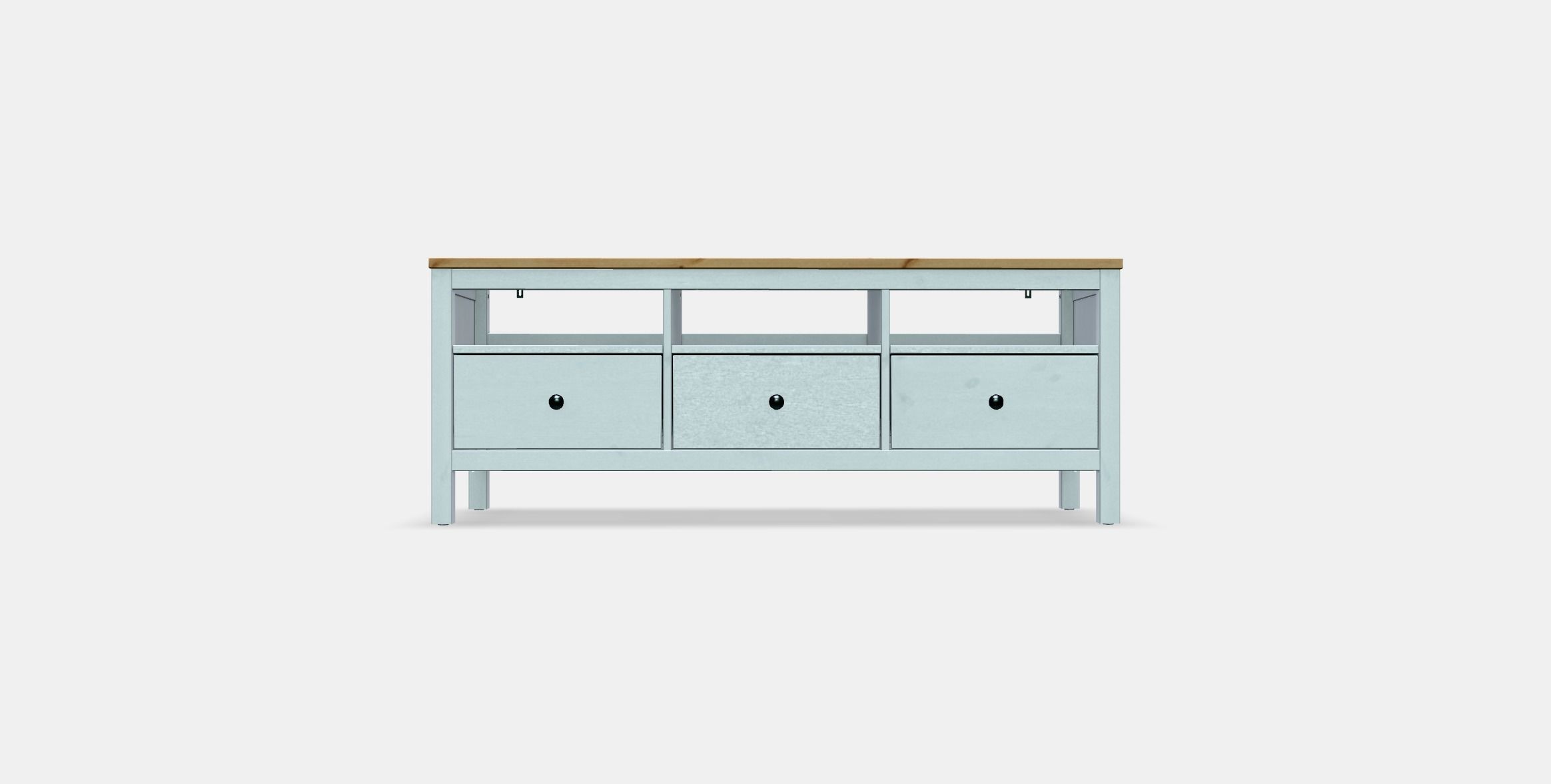 HEMNES TV bench 1 Low-poly 3D model_9