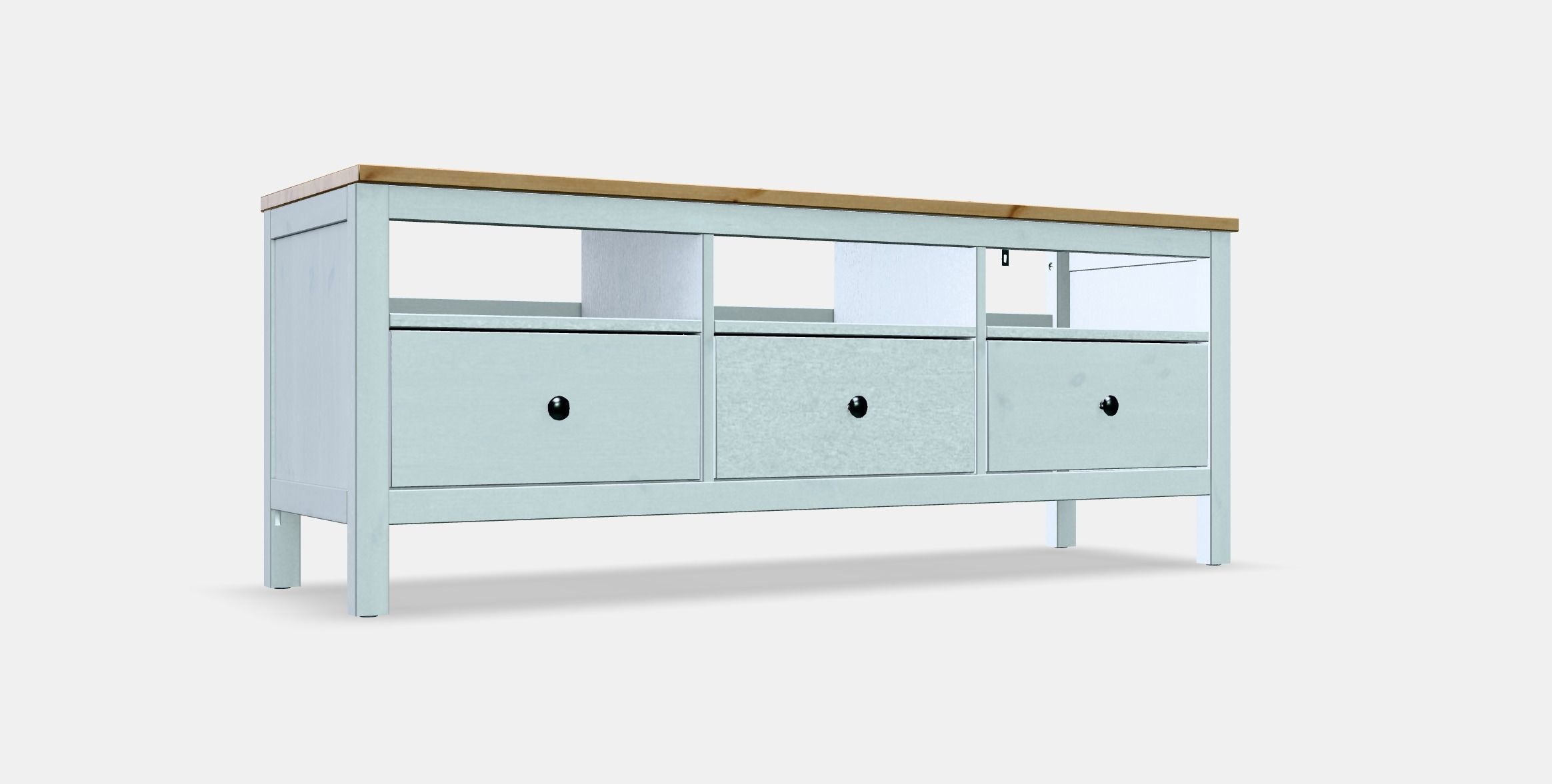 HEMNES TV bench 1 Low-poly 3D model_10
