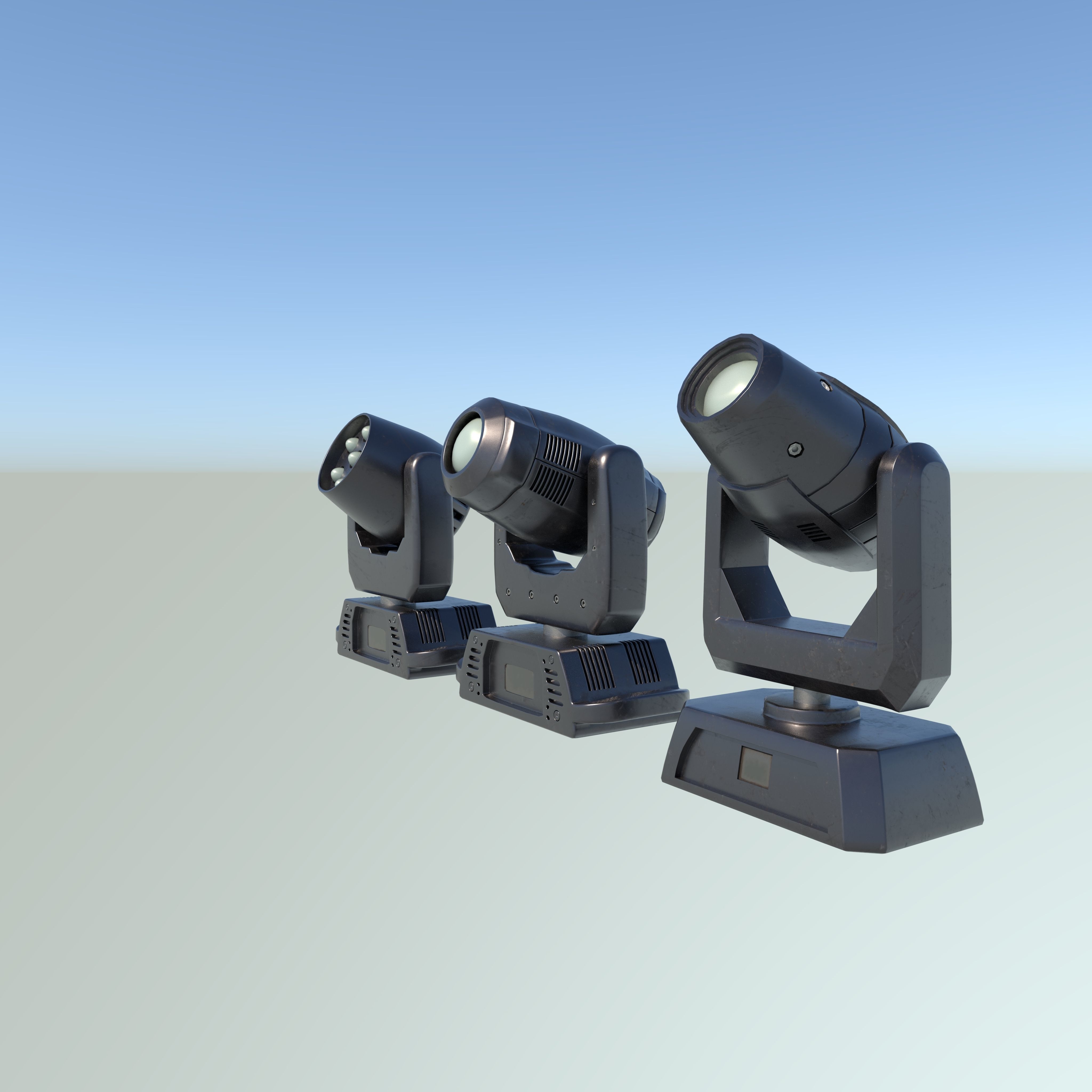 stage light 3D model_8