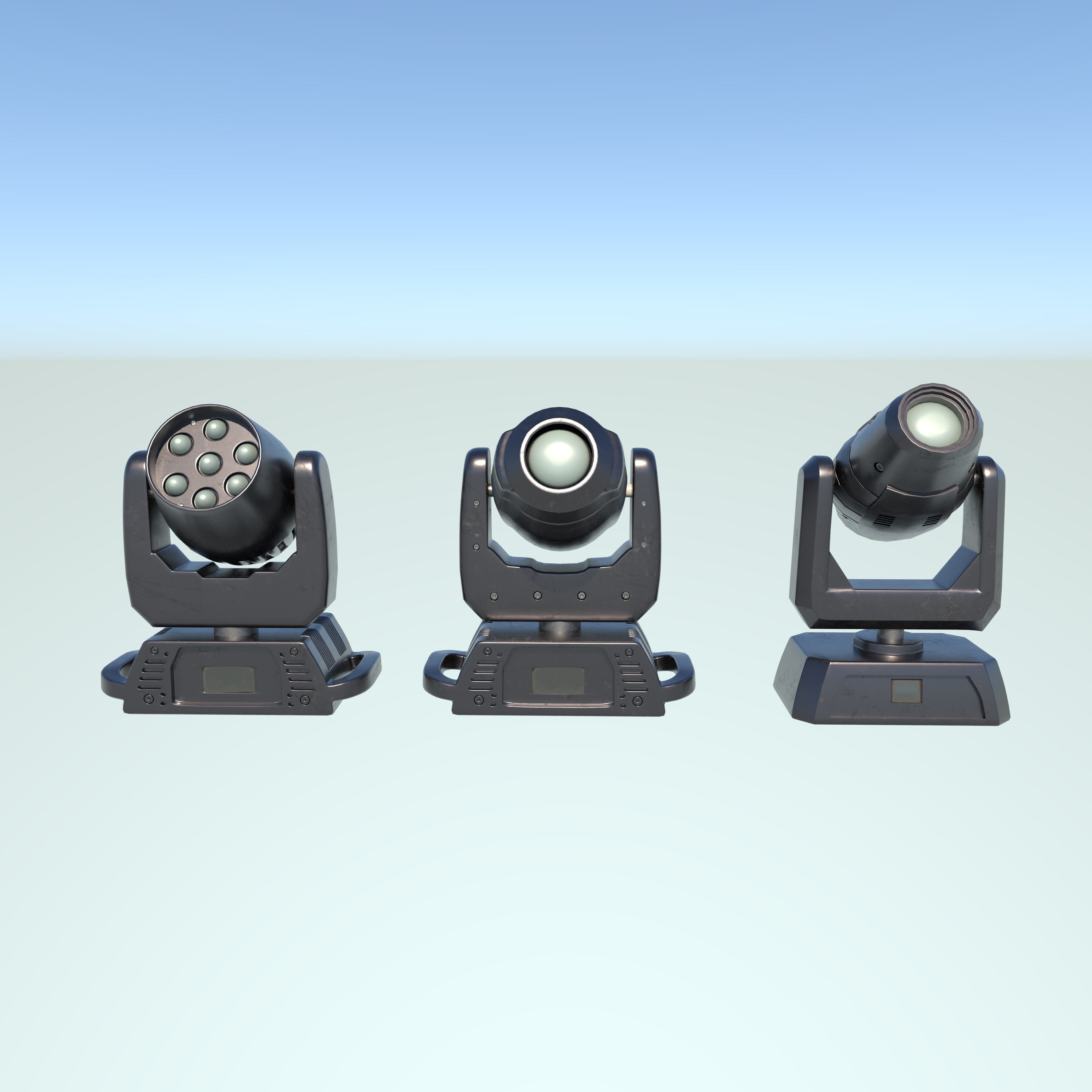 stage light 3D model_11