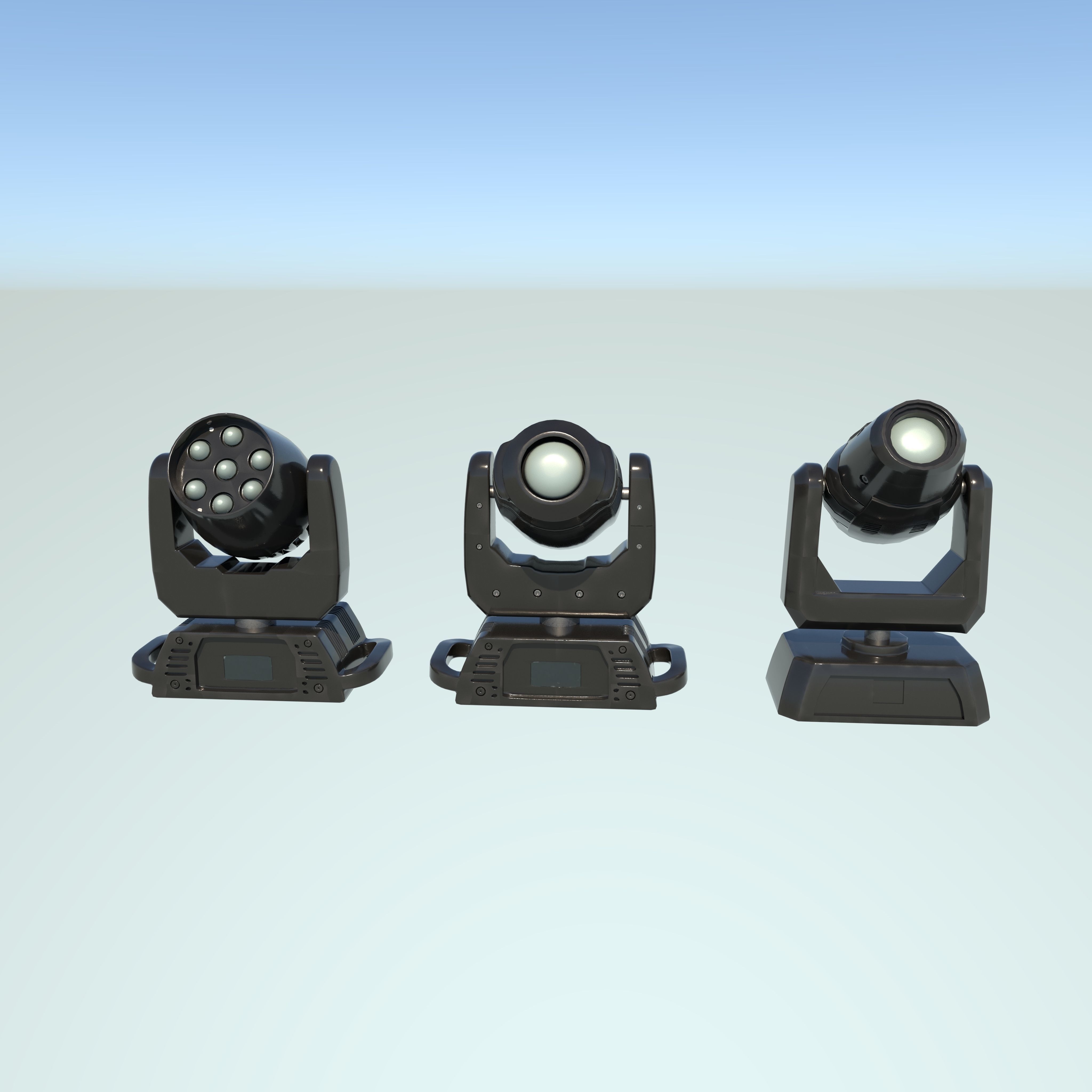 stage light 3D model_10