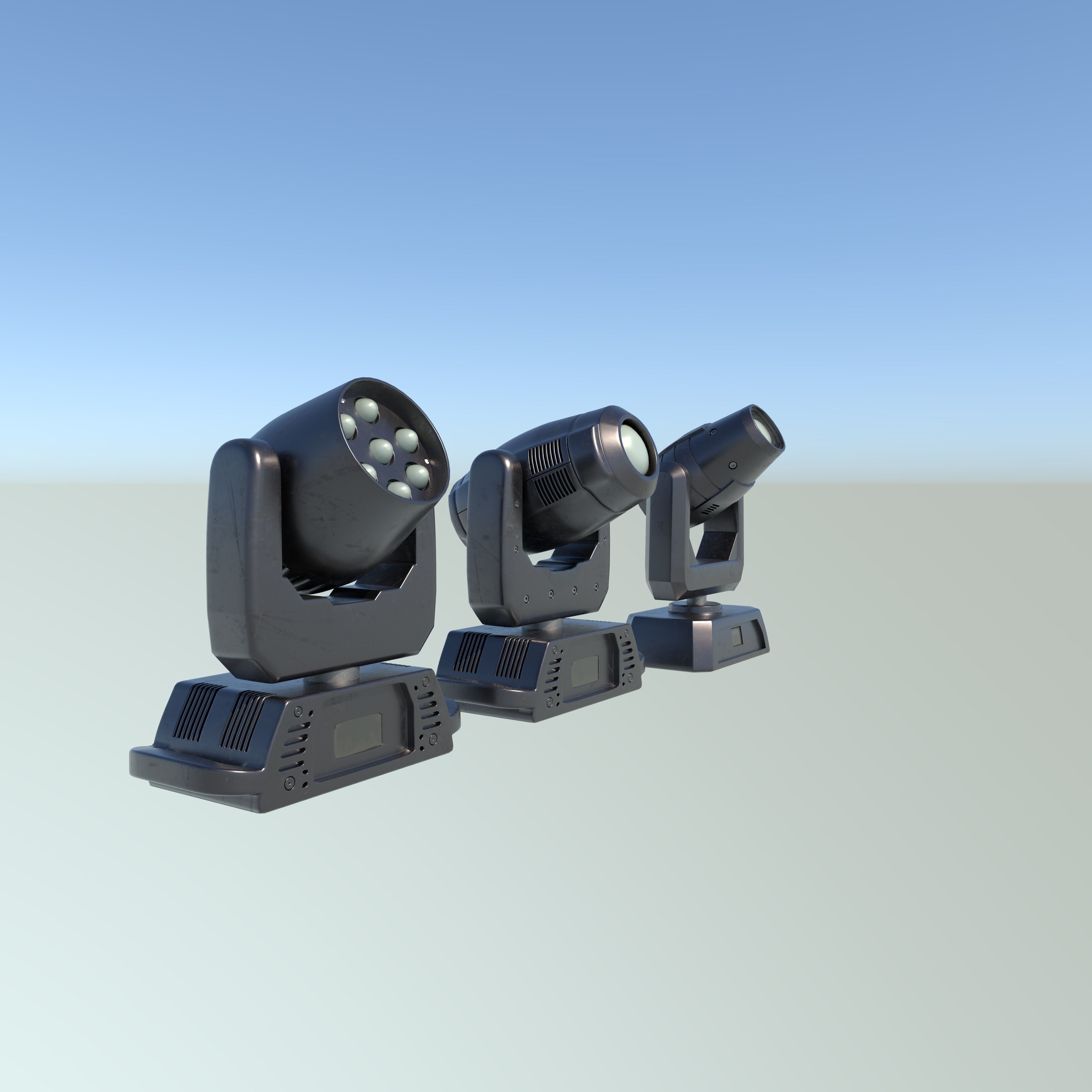 stage light 3D model_9