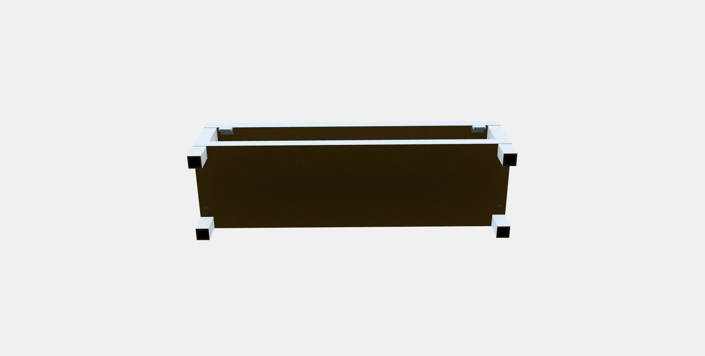 LACK TV bench Low-poly 3D model_7