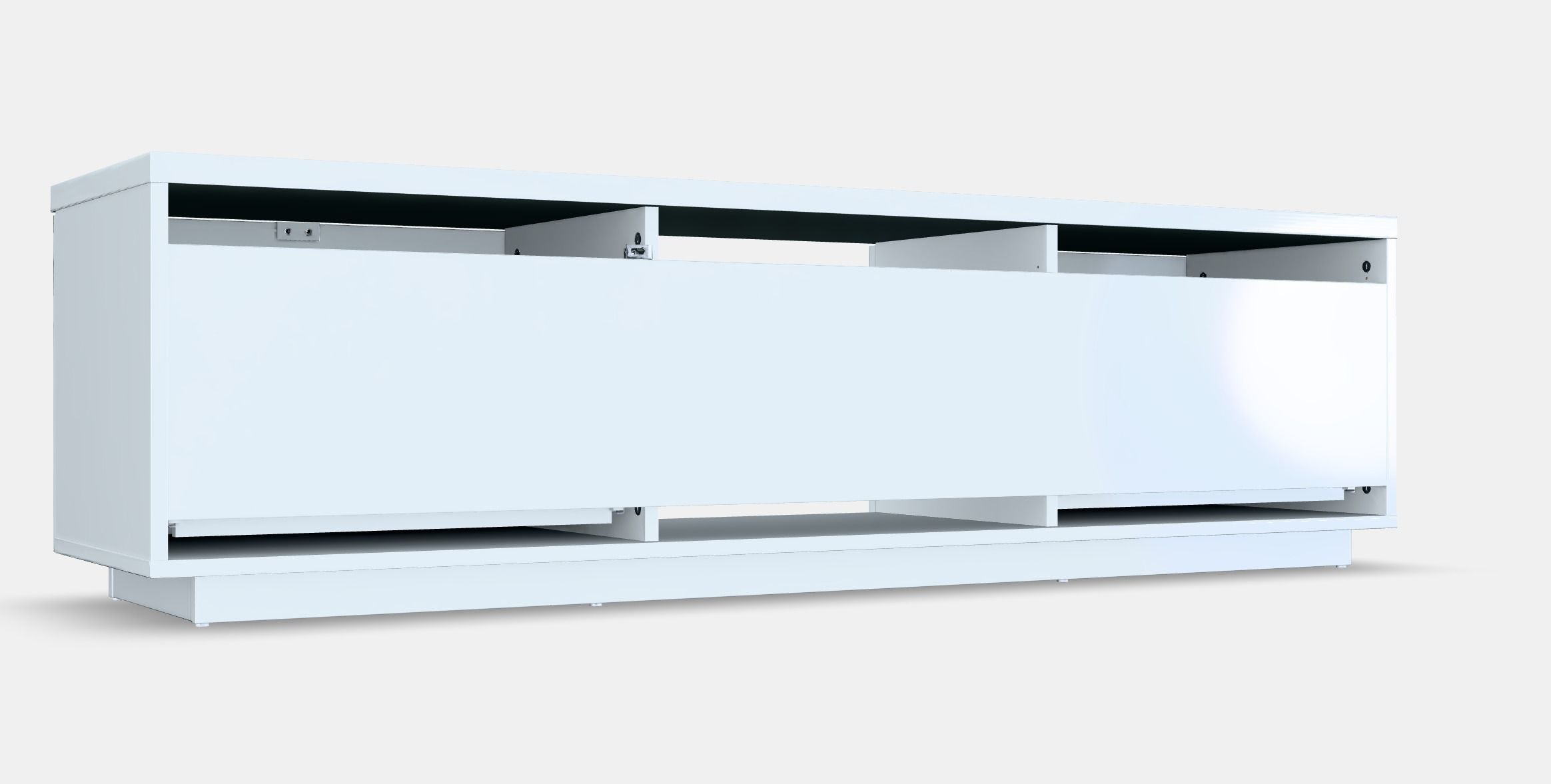 BYAS TV bench Low-poly 3D model_2