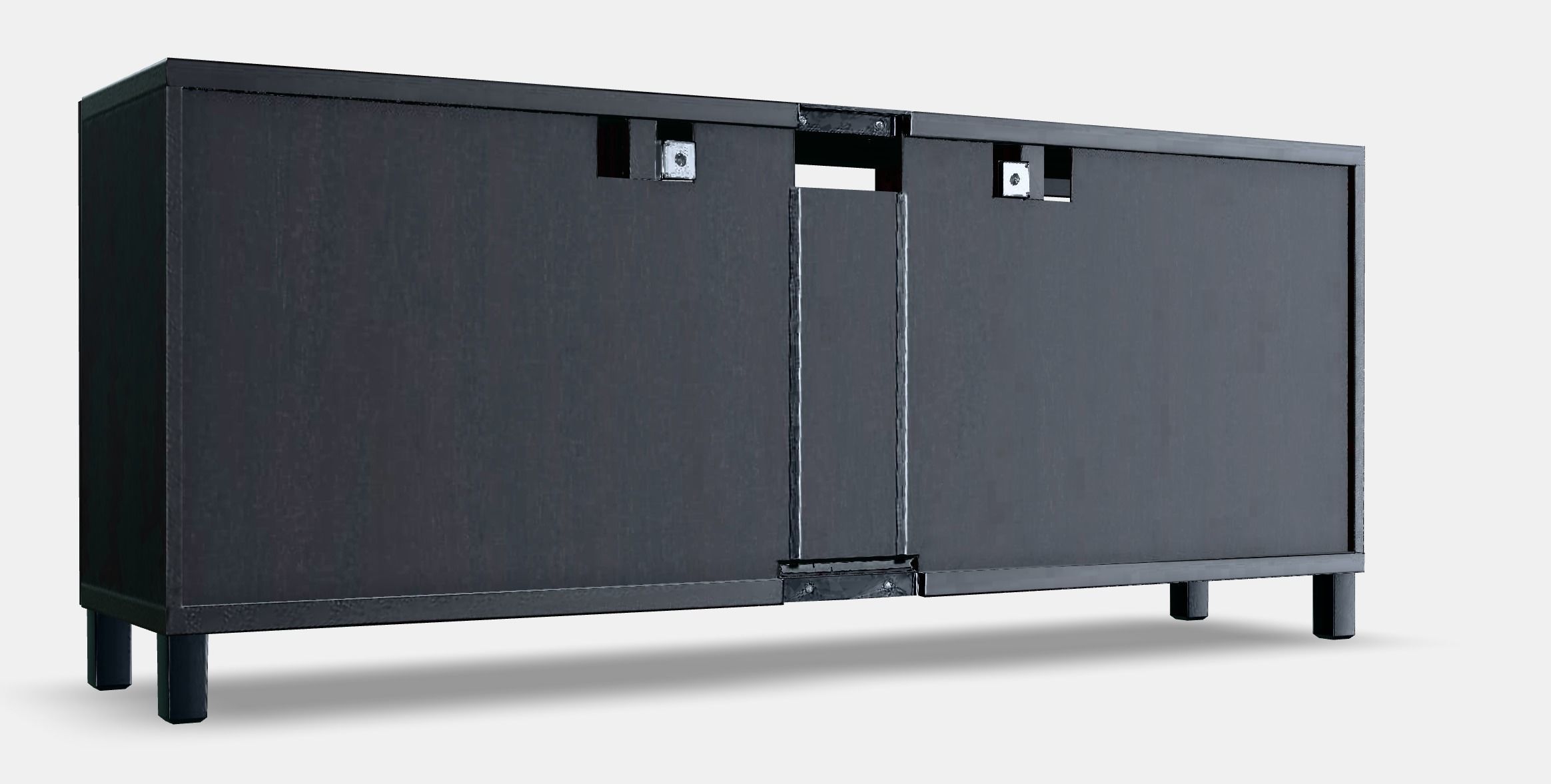 BESTA TV bench with drawers 1 Low-poly 3D model_2