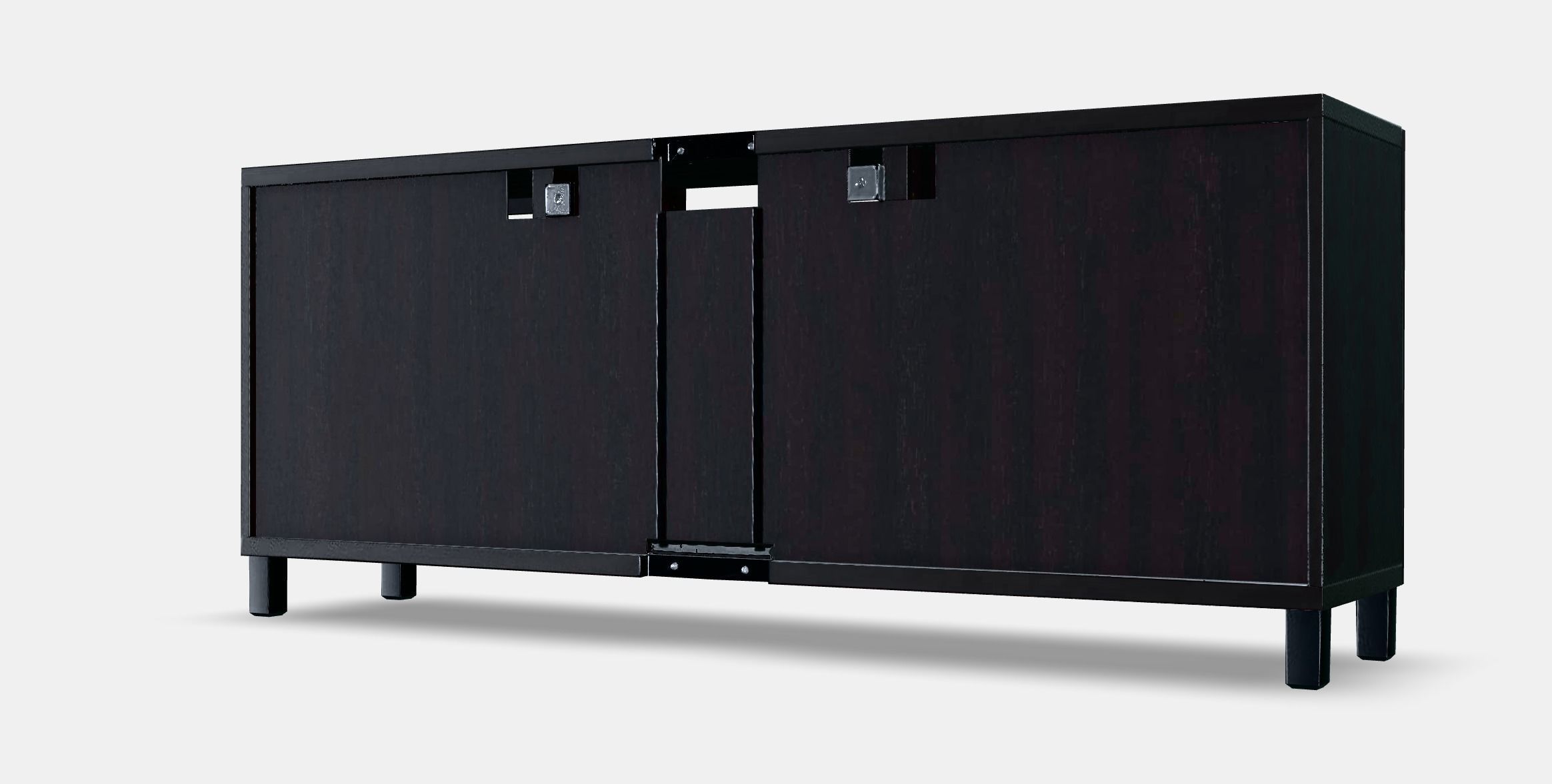 BESTA TV bench with drawers 1 Low-poly 3D model_6