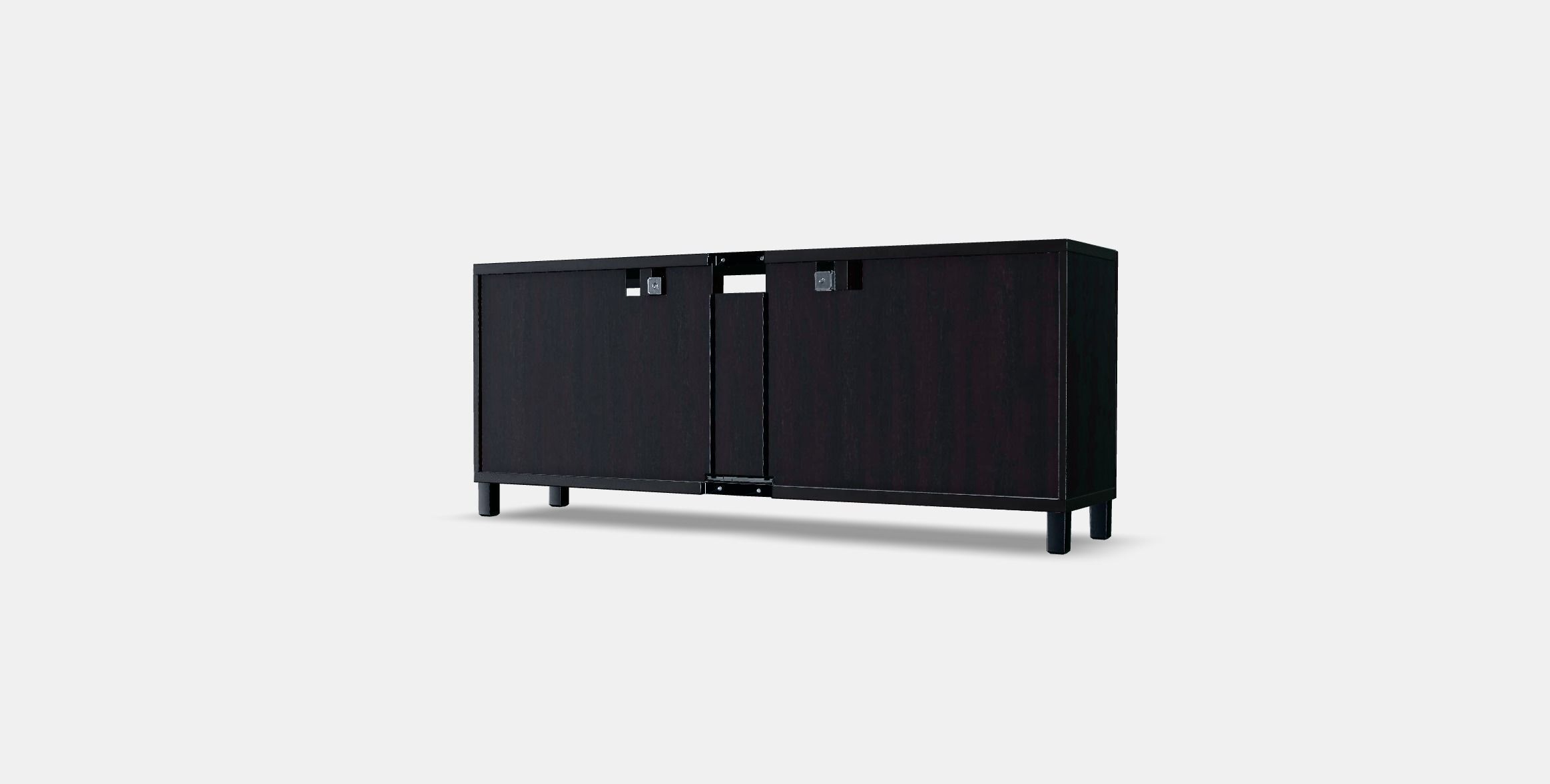 BESTA TV bench with drawers 1 Low-poly 3D model_5